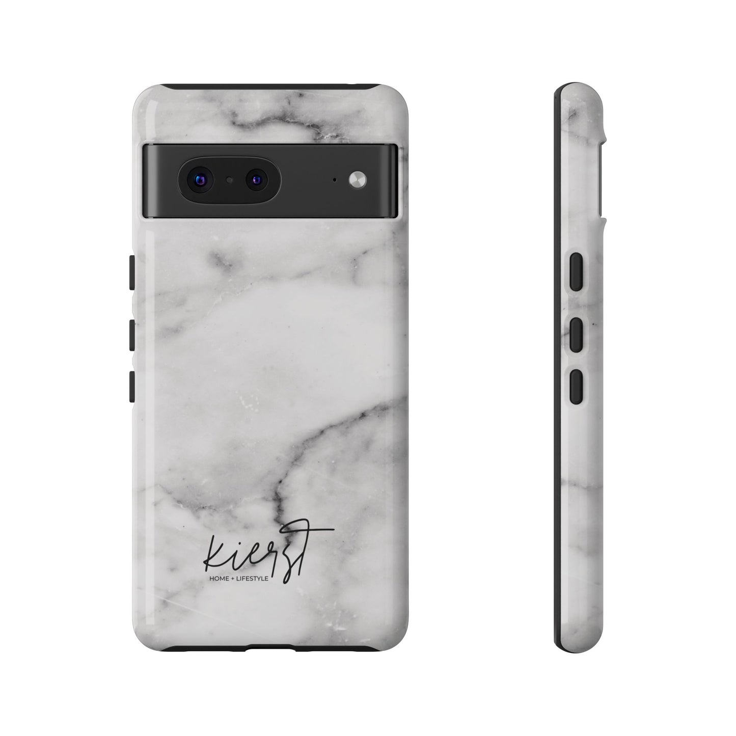 Lived-In White and Grey Marble Google Pixel Case | Elevated Essentials For Everyday