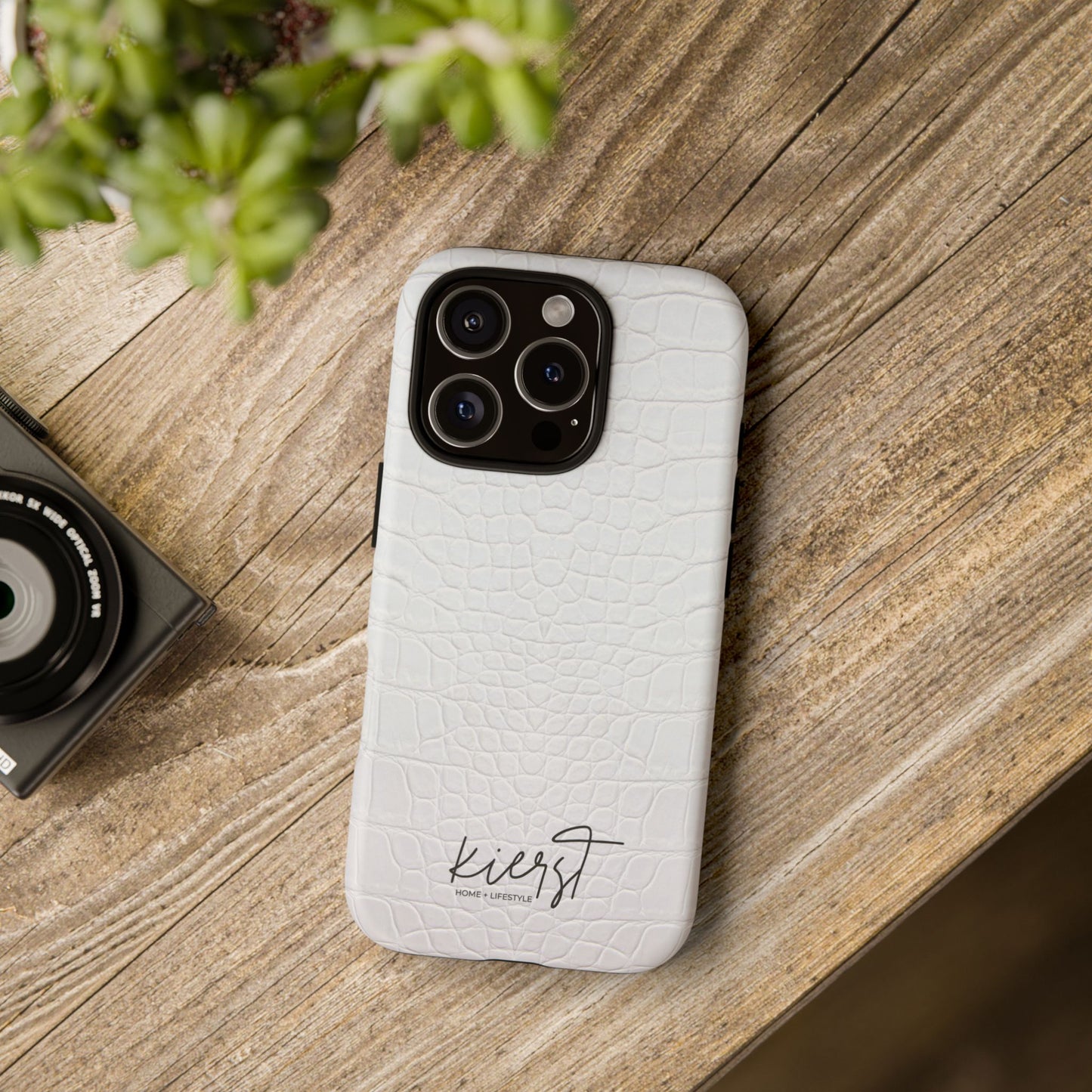 White Alligator iPhone Case | Minimal, Crisp, and Effortlessly Elevated