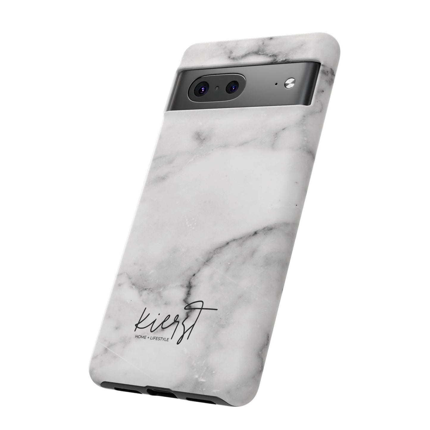 Lived-In White and Grey Marble Google Pixel Case | Elevated Essentials For Everyday