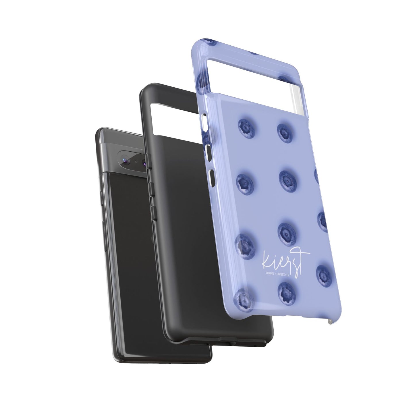 Blueberries Google Pixel Case | Whimsical Meets Refined in This Playful Fruit-Forward Design