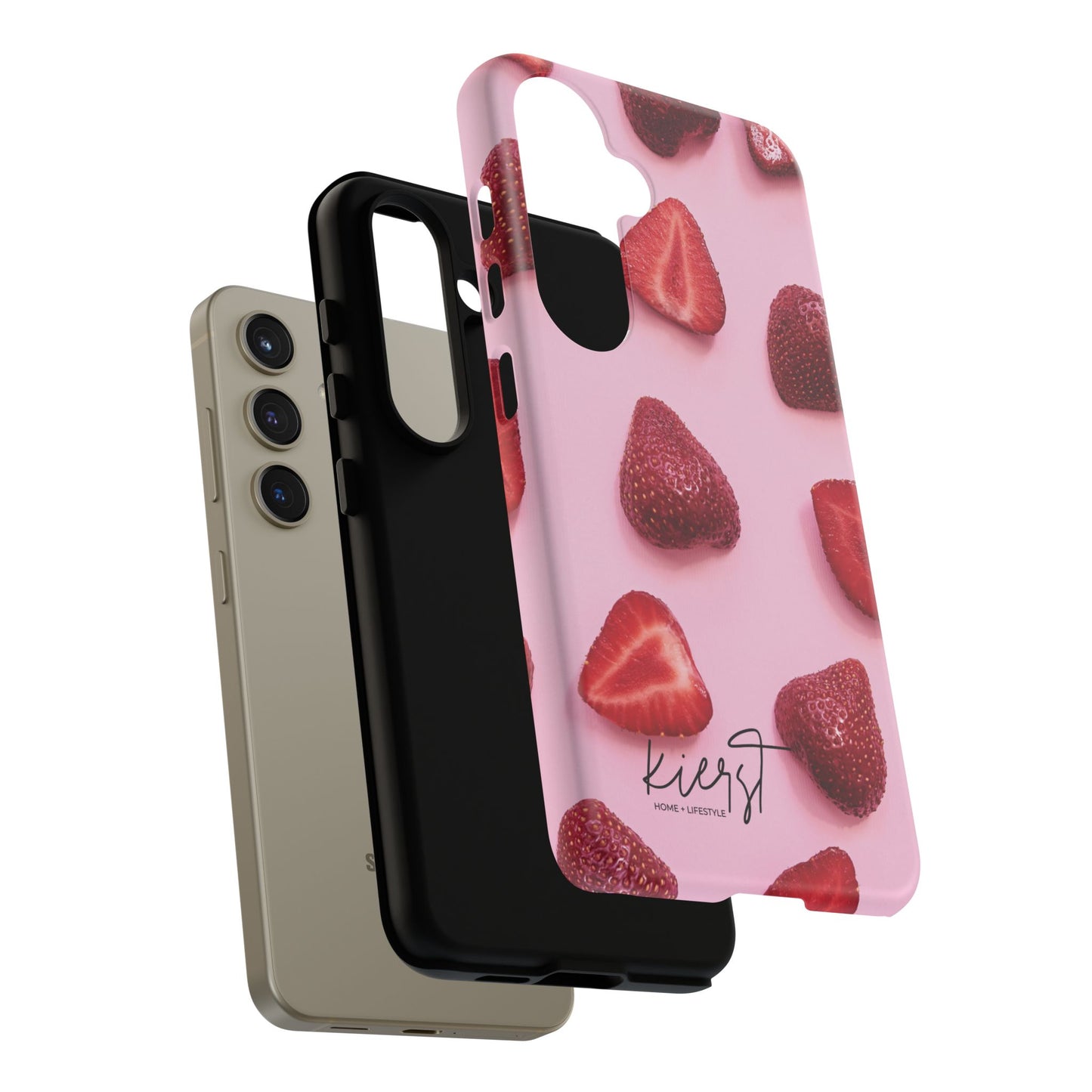 Strawberries Samsung Galaxy Phone Case | A Juicy Pop of Playfulness Meets Polished Design