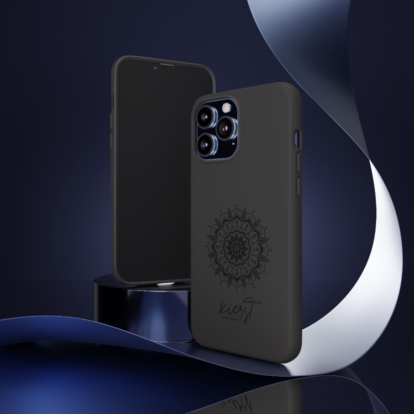 Black Mandala iPhone Case | Refined Calm in Every Curve