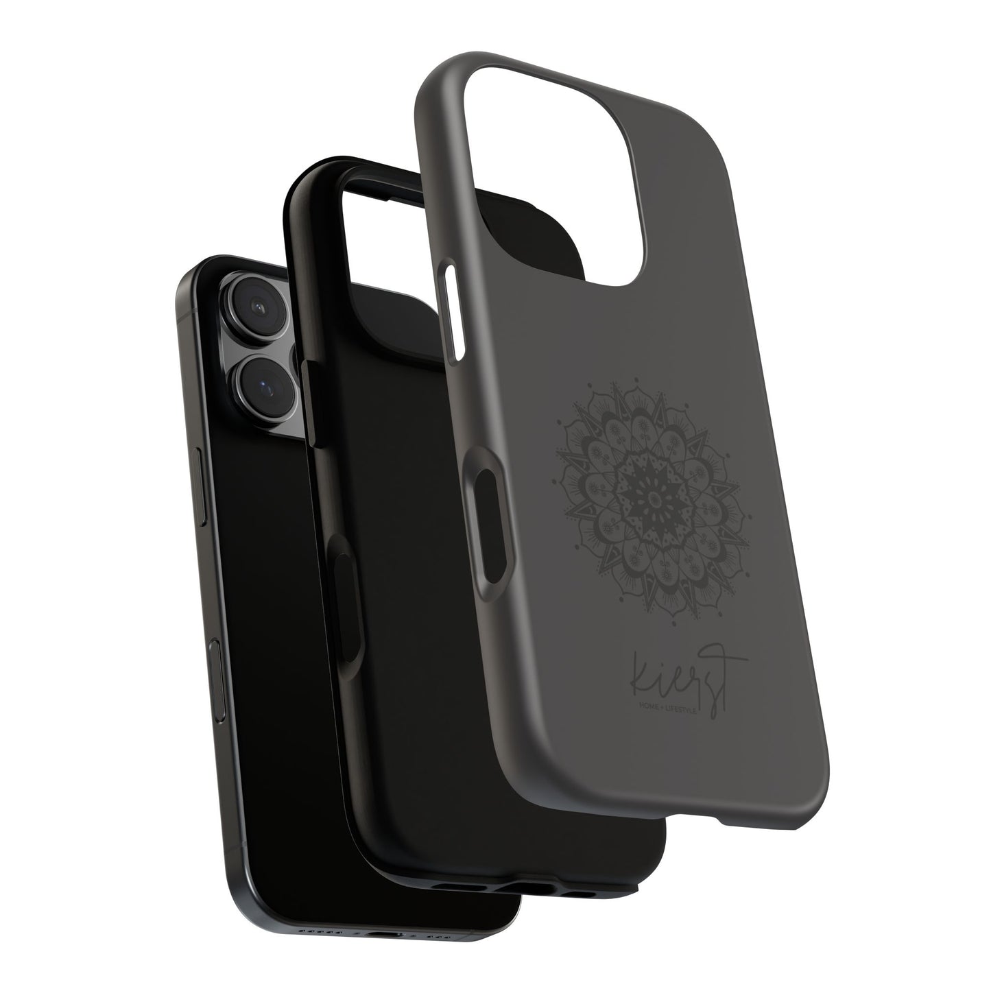Black Mandala iPhone Case | Refined Calm in Every Curve