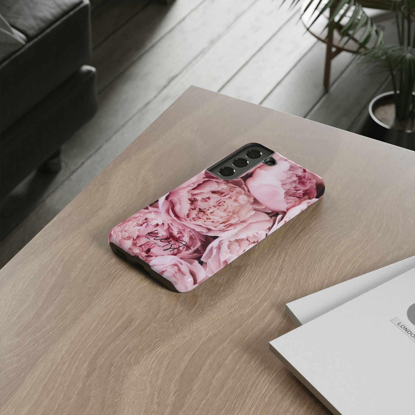 Pink Peonies Samsung Galaxy Case | A Floral Moment Lasts Longer Than Fresh Stems