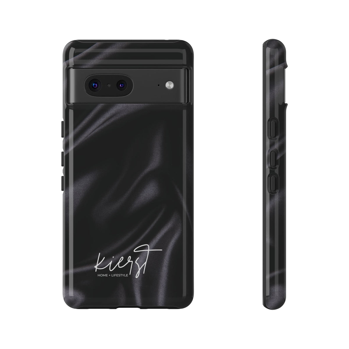 Black Silk Print Google Pixel Phone Case