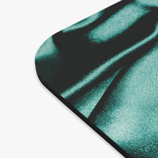 Emerald Silk Print Mouse Pad | Luxe Texture for Effortless Workdays