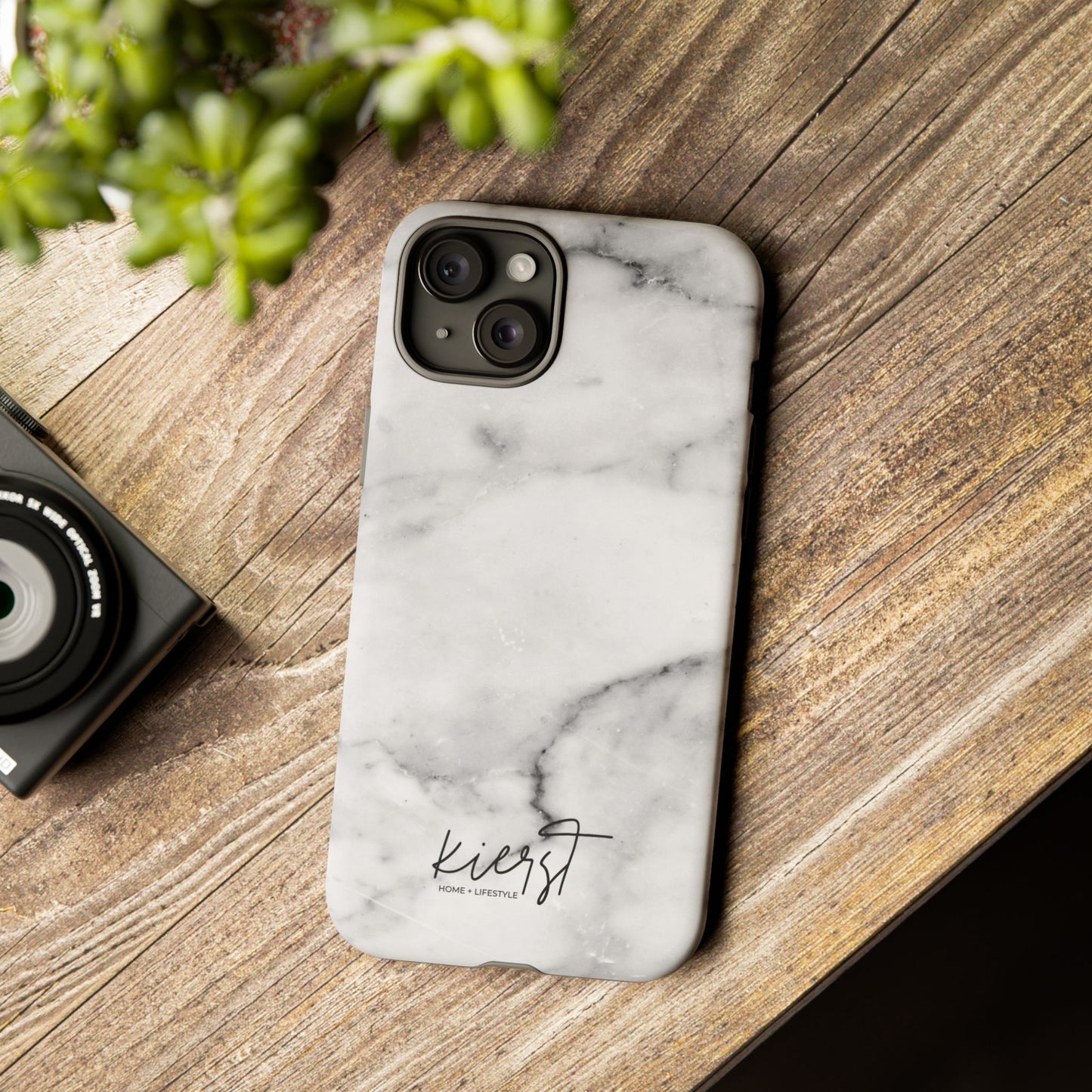 Lived-In White and Grey Marble iPhone Case | Curated Calm, Captured in Marble