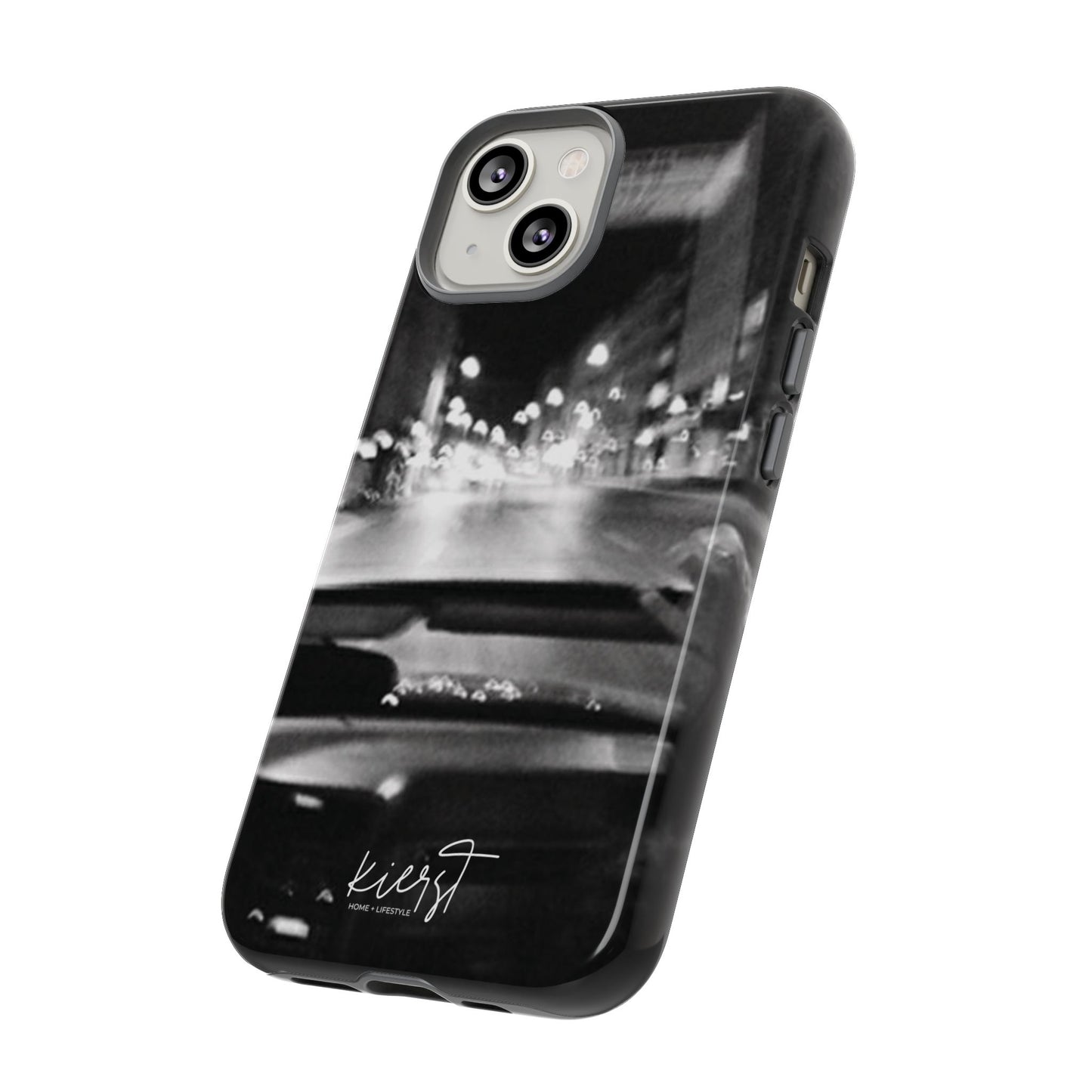 Faded Summer Nights iPhone Case | A Cinematic Blur of City Lights and Nostalgia