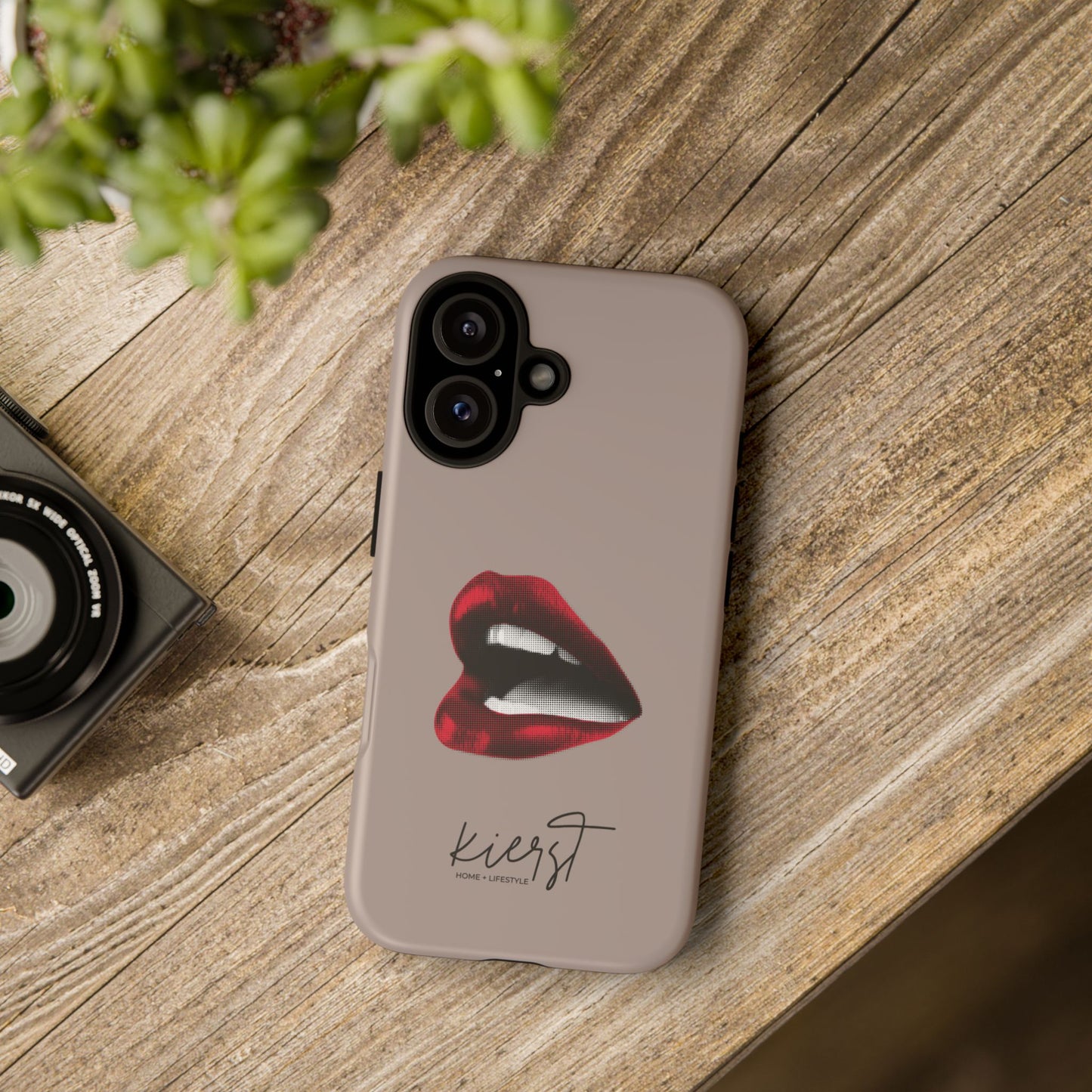 Retro Red Lips iPhone Case | Pop Art Meets Polished