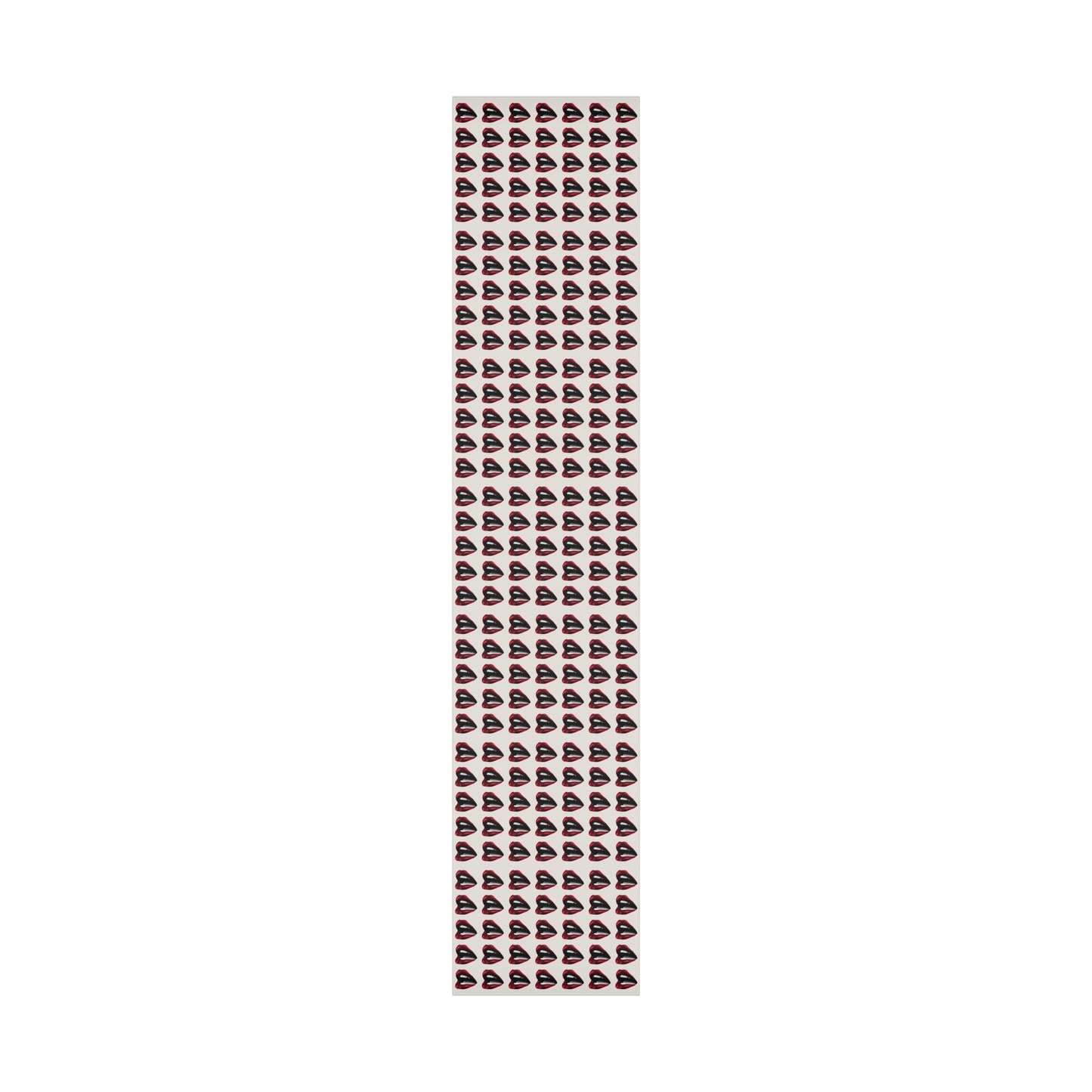 Moody Cherry Stem Gift Wrapping Paper – Glossy Red Fruit on Bone Color