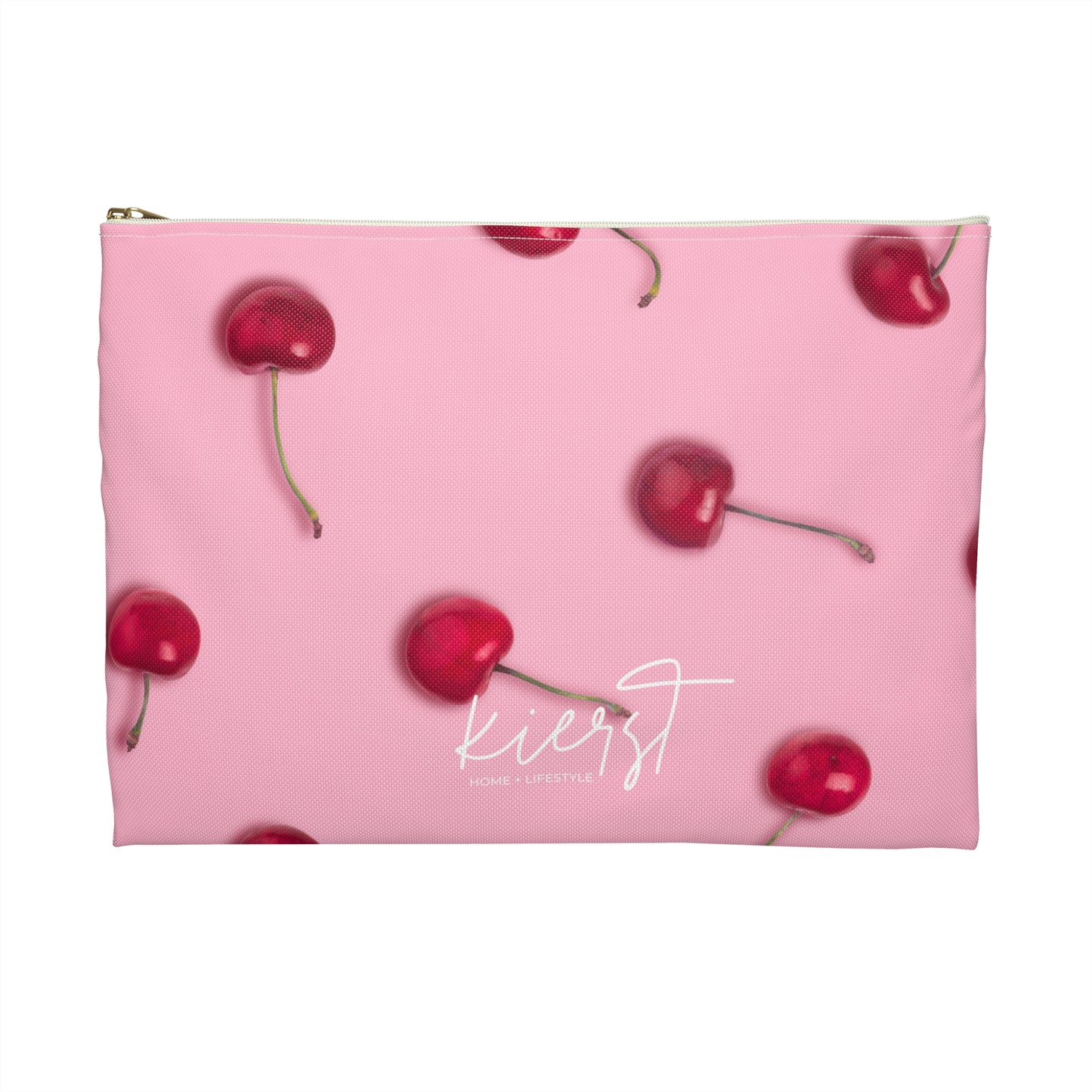 Cherries Accessory Pouch – Limited Edition Pop Cherry Print on Vibrant Pink