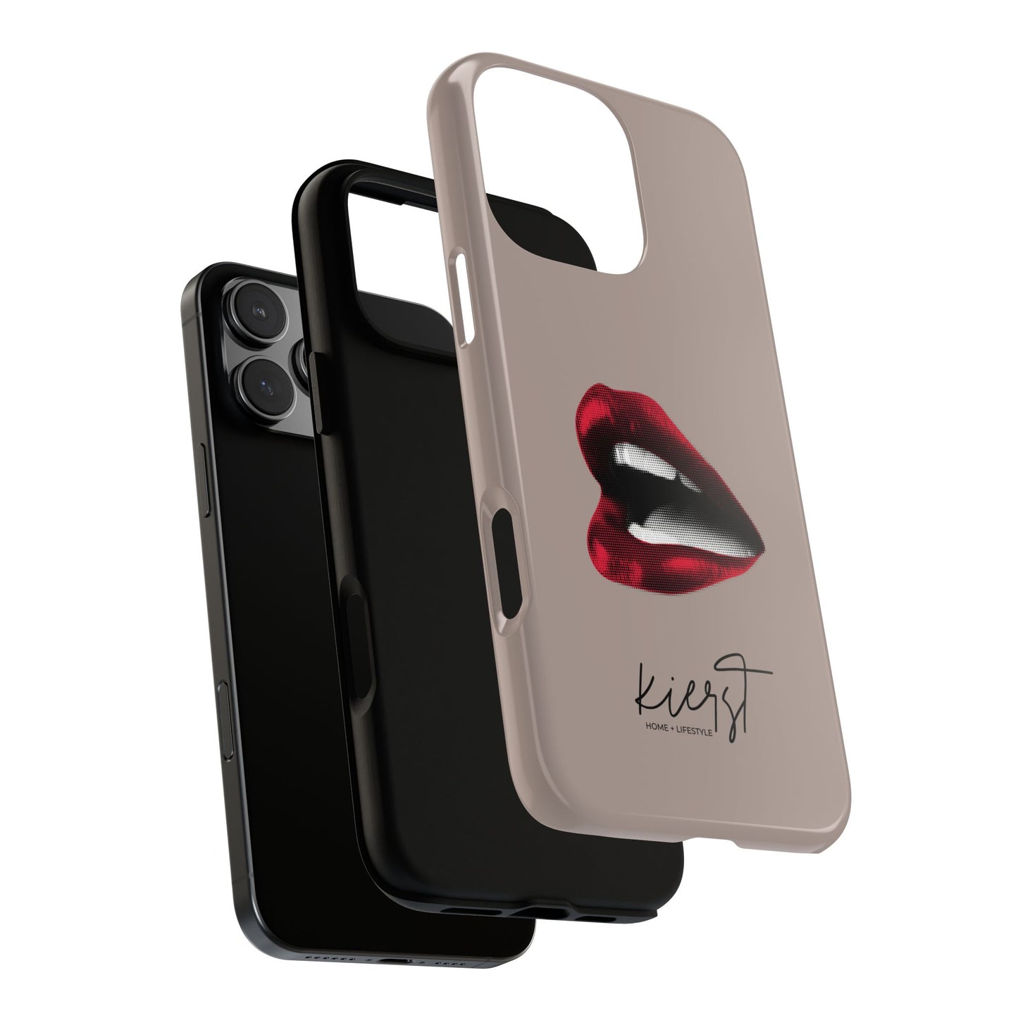 Retro Red Lips iPhone Case | Pop Art Meets Polished