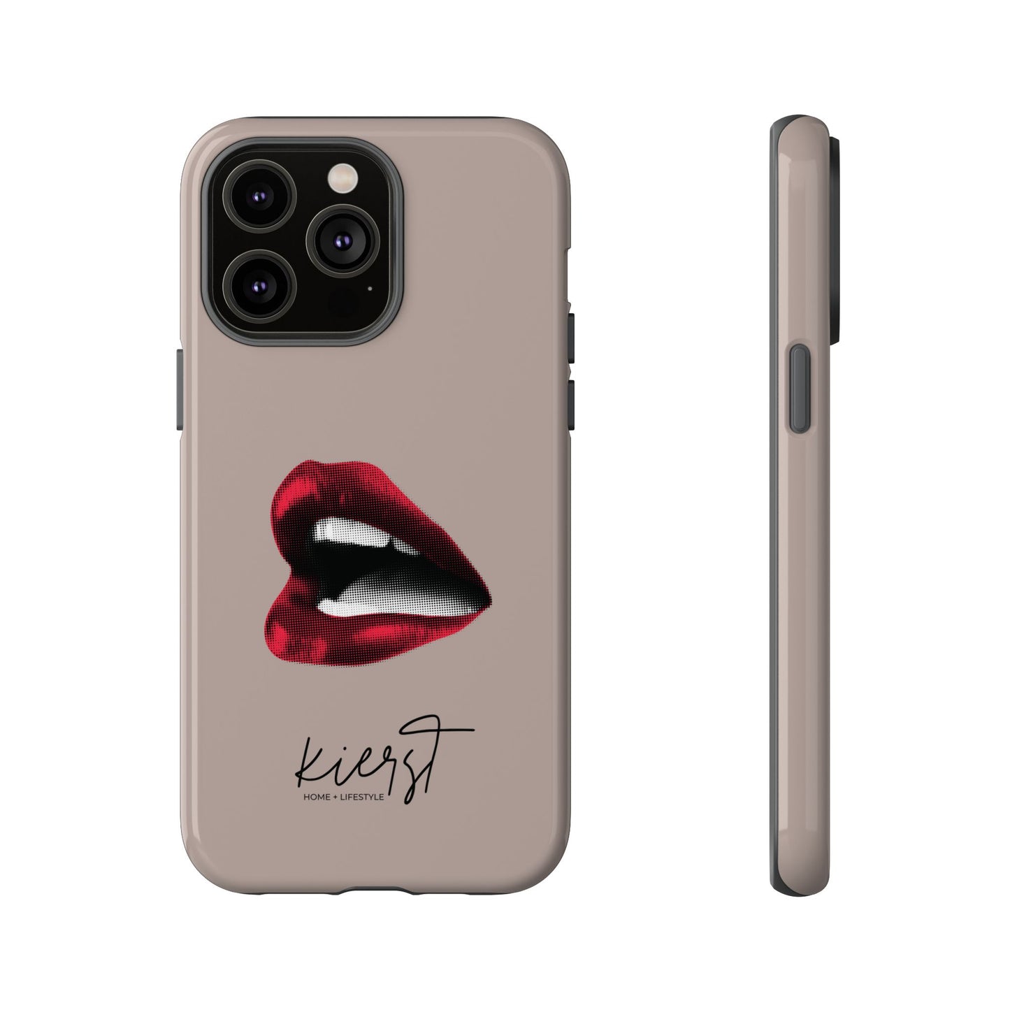 Retro Red Lips iPhone Case | Pop Art Meets Polished