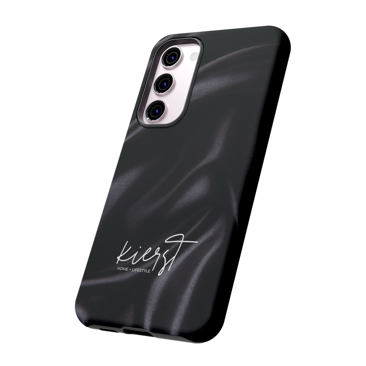 Black Silk Print Samsung Galaxy Phone Case