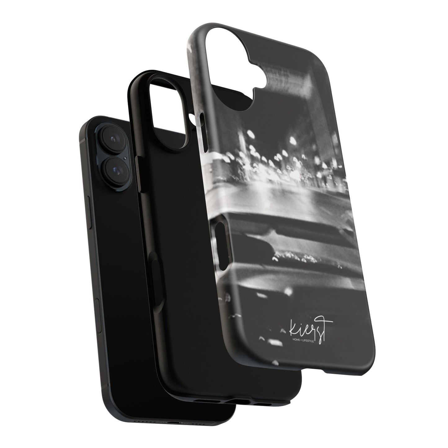 Faded Summer Nights iPhone Case | A Cinematic Blur of City Lights and Nostalgia