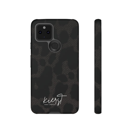 Black Leopard Google Pixel Phone Case | Striking Neutral, Wild Edge