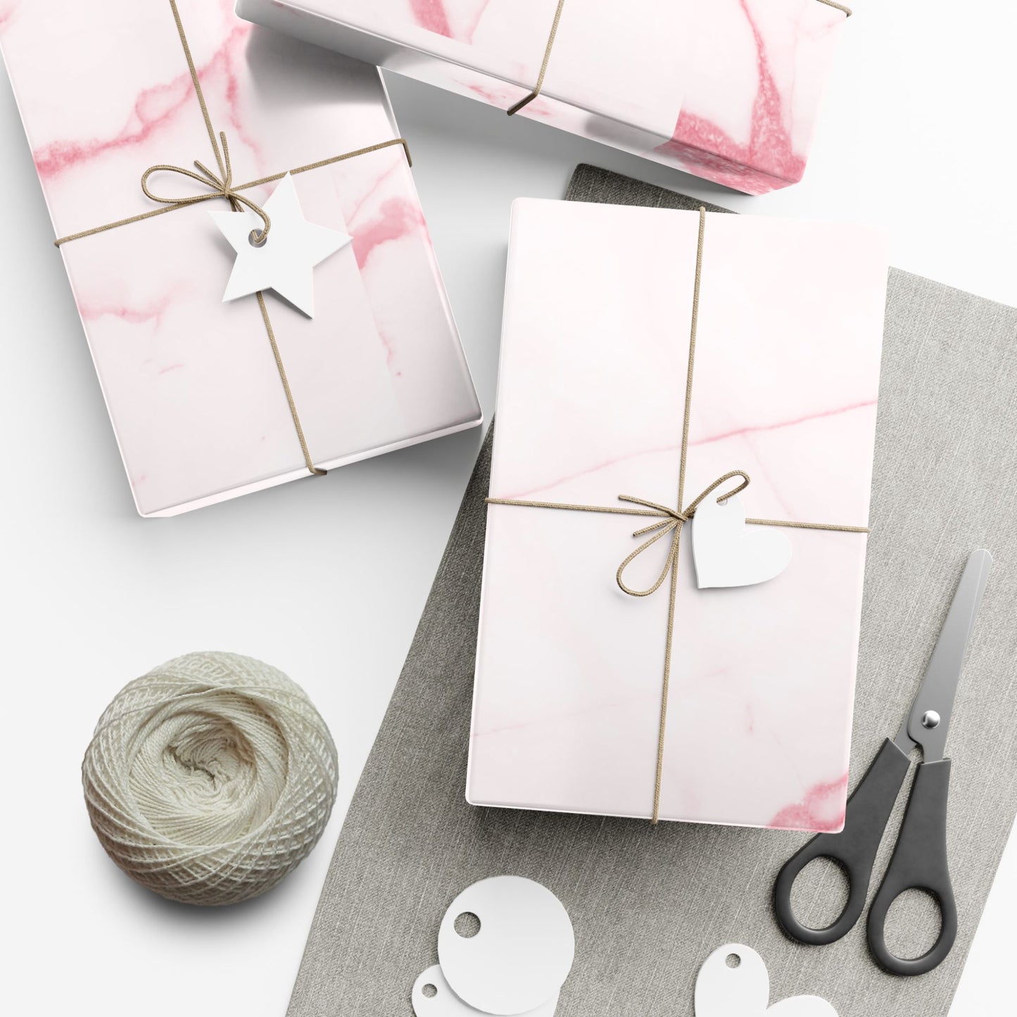 Pink Marble Wrapping Paper