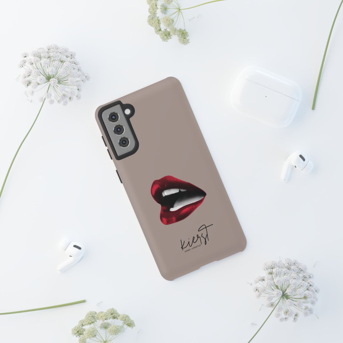 Retro Red Lips Samsung Galaxy Case | Pop Art, Luxe Feel