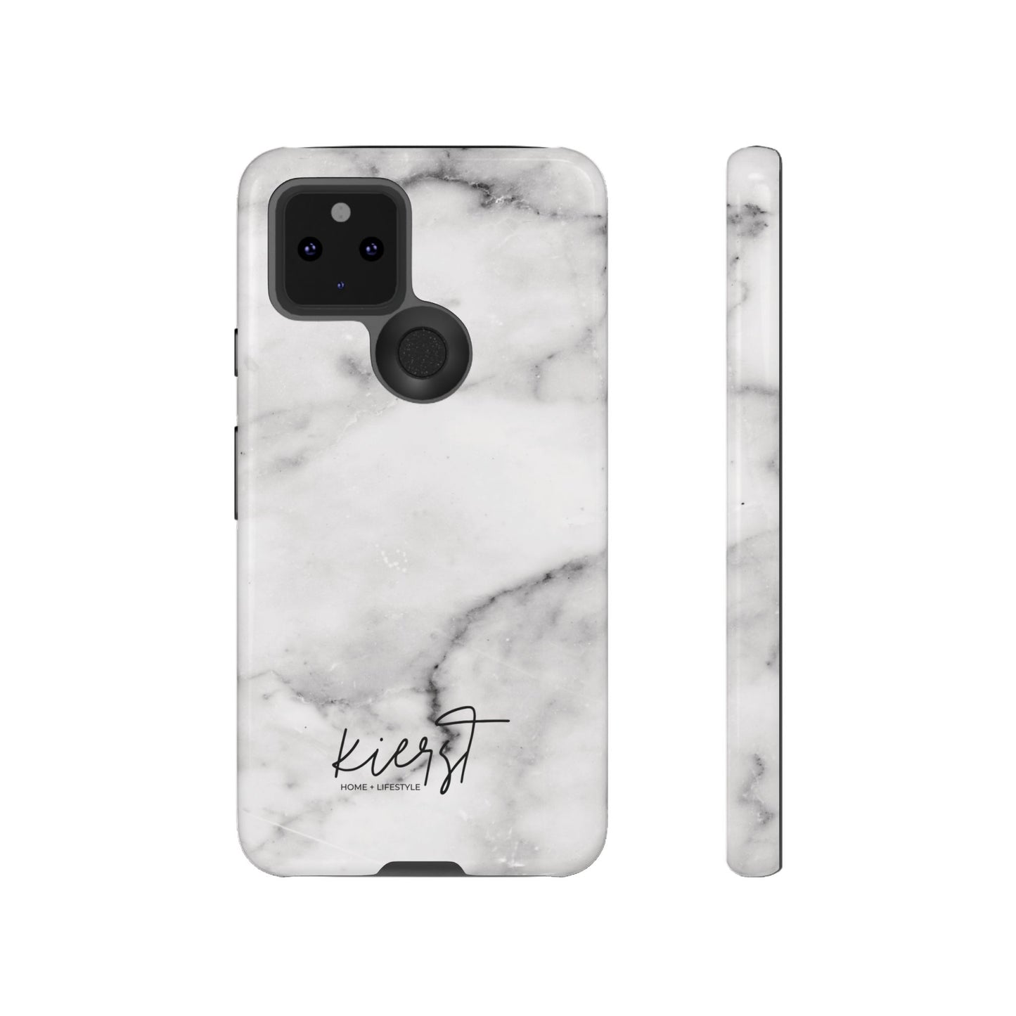 Lived-In White and Grey Marble Google Pixel Case | Elevated Essentials For Everyday
