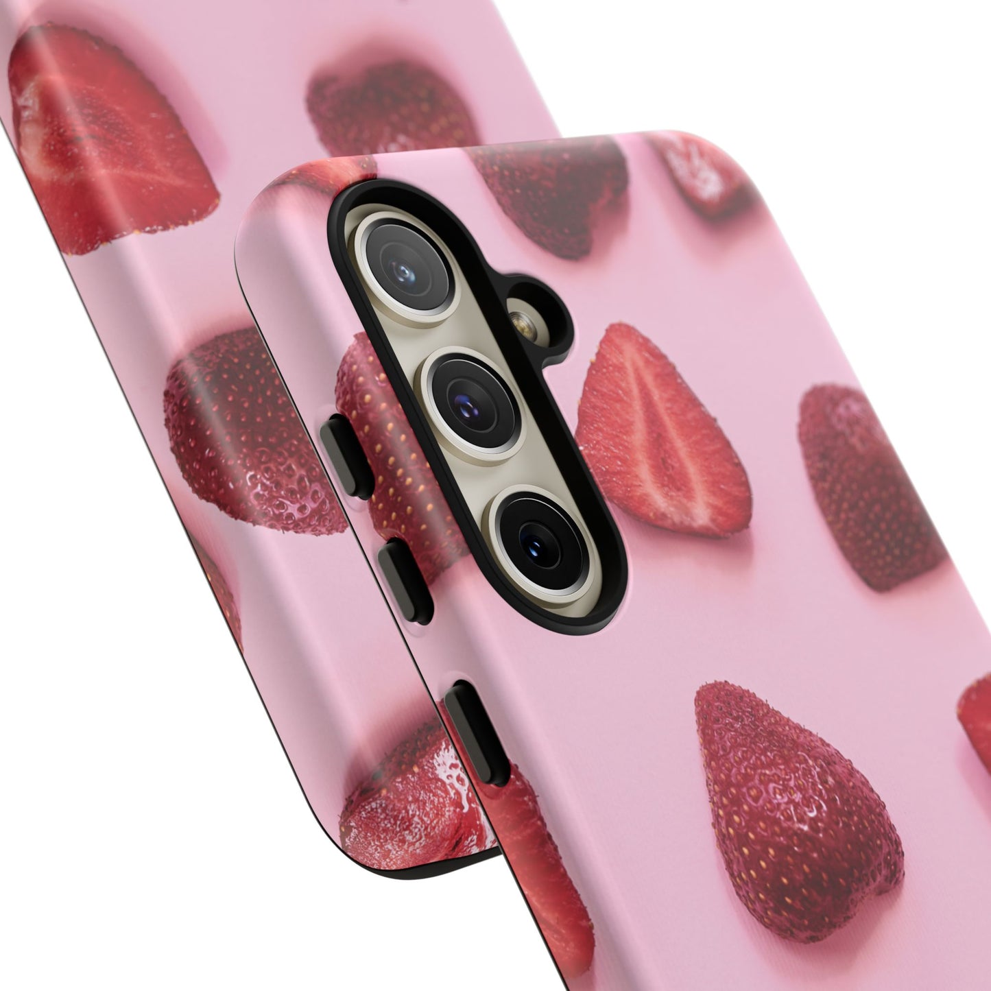 Strawberries Samsung Galaxy Phone Case | A Juicy Pop of Playfulness Meets Polished Design
