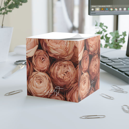 Peony Dusk Note Cube