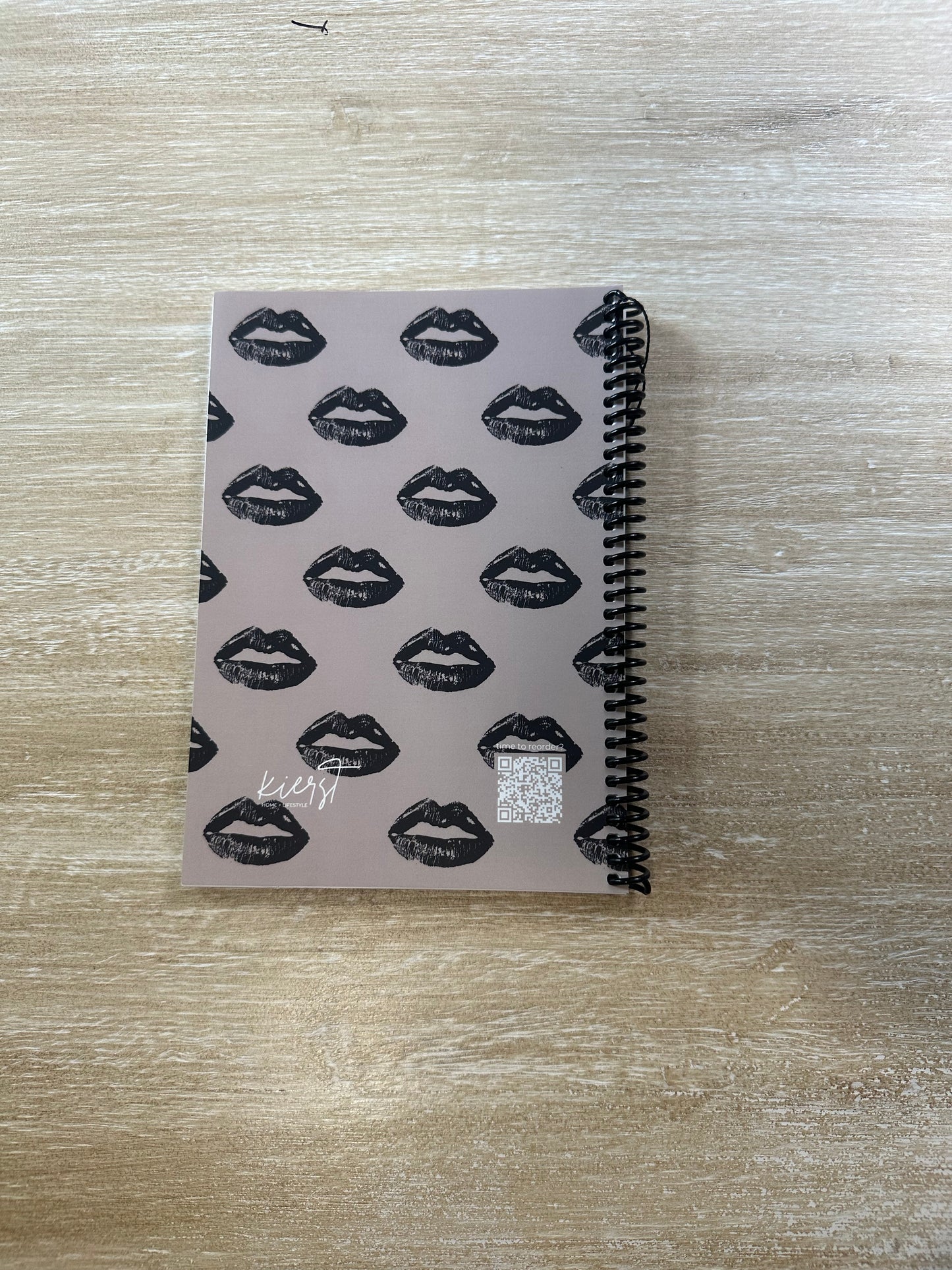 Black Lips on Oat Notebook