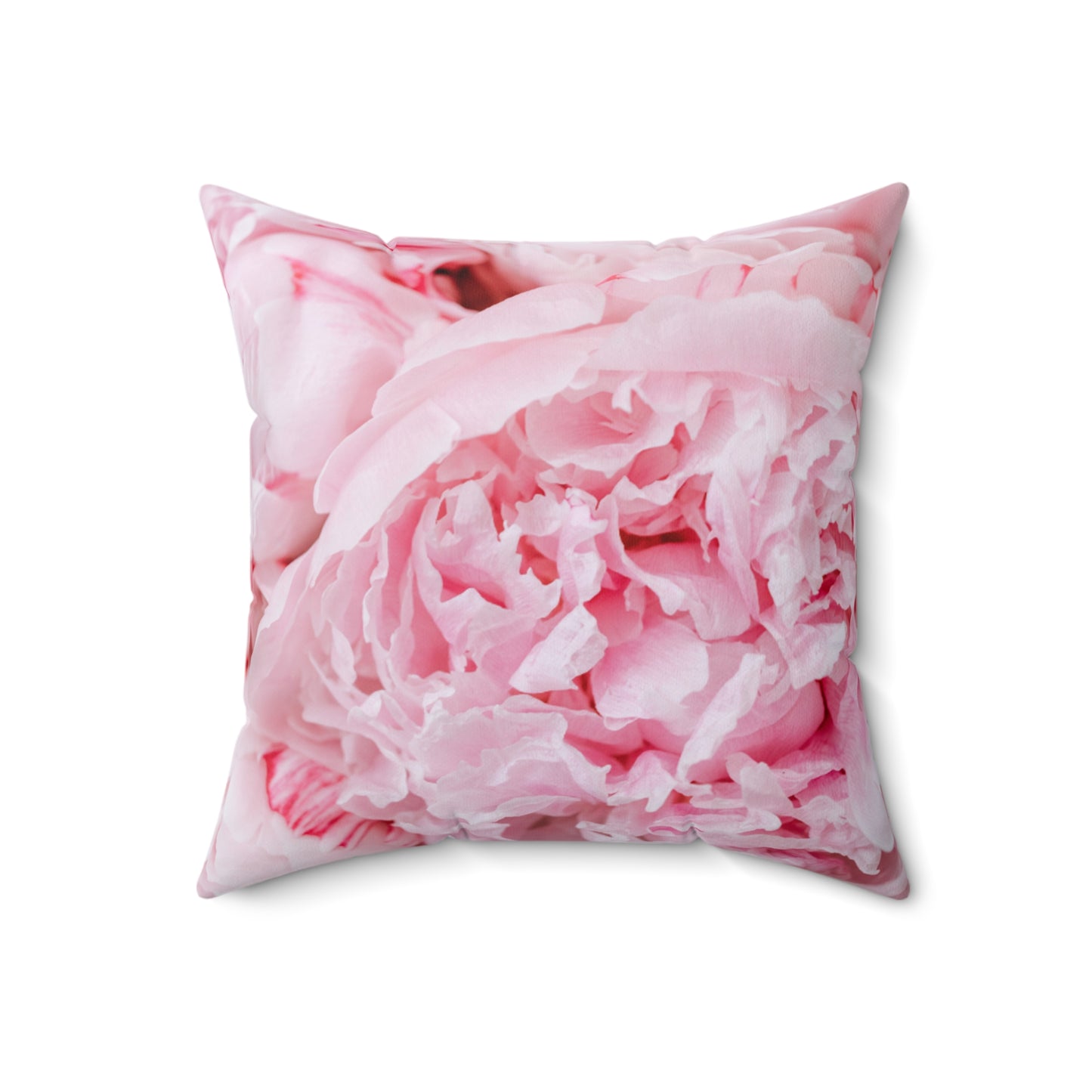 Pink Peony Pillow โ Soft Bloom Print