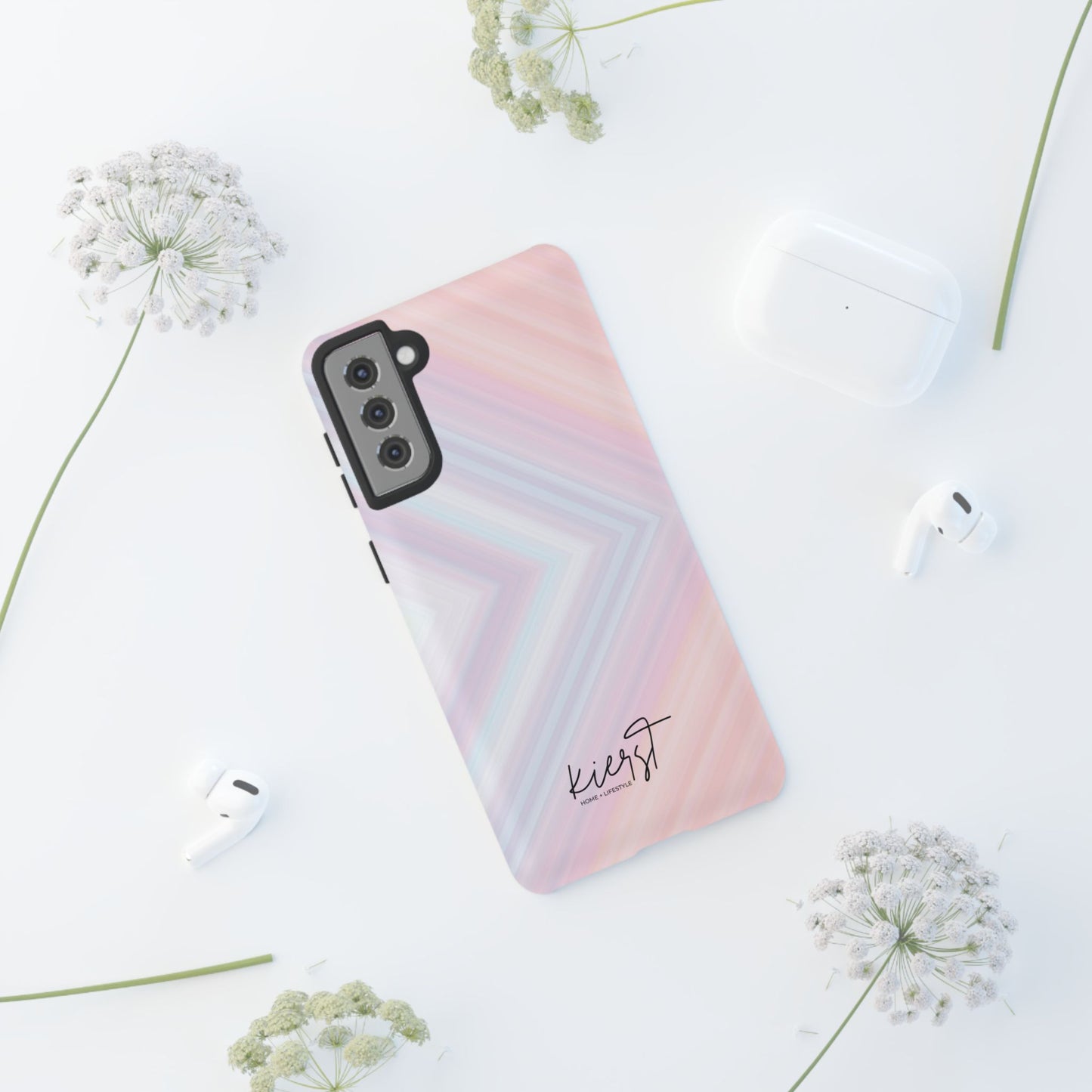 Pastel Arrows Samsung Galaxy Phone Case | Soft Geometry, Subtle Glow