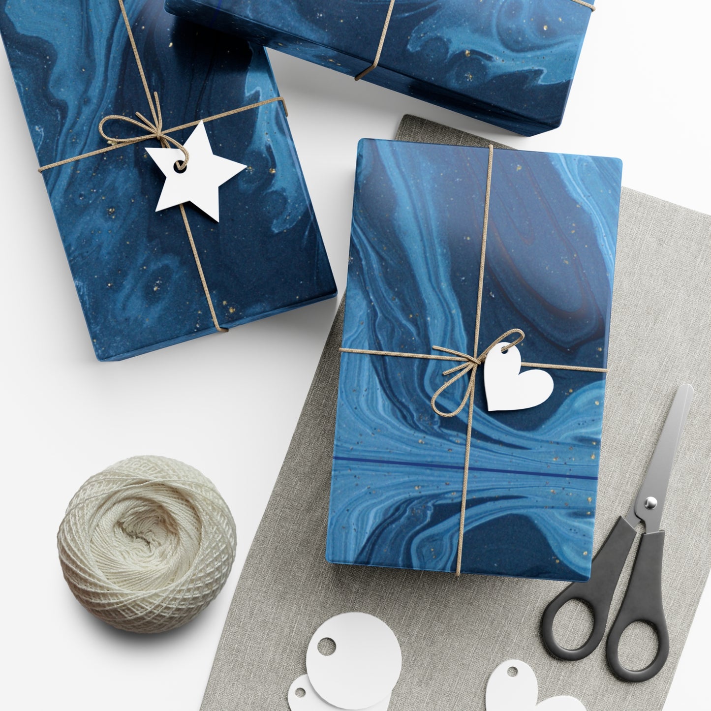 Blue Marble Gift Wrapping Paper