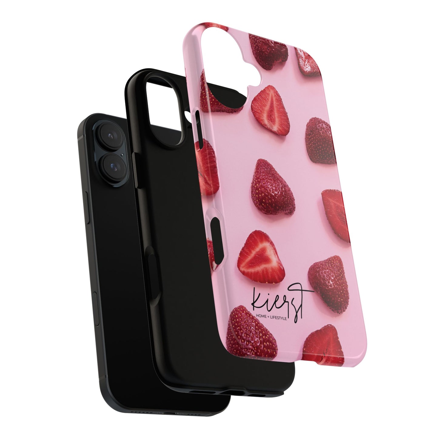 Strawberries iPhone Case | A Sweet Statement Rooted in Soft Luxury