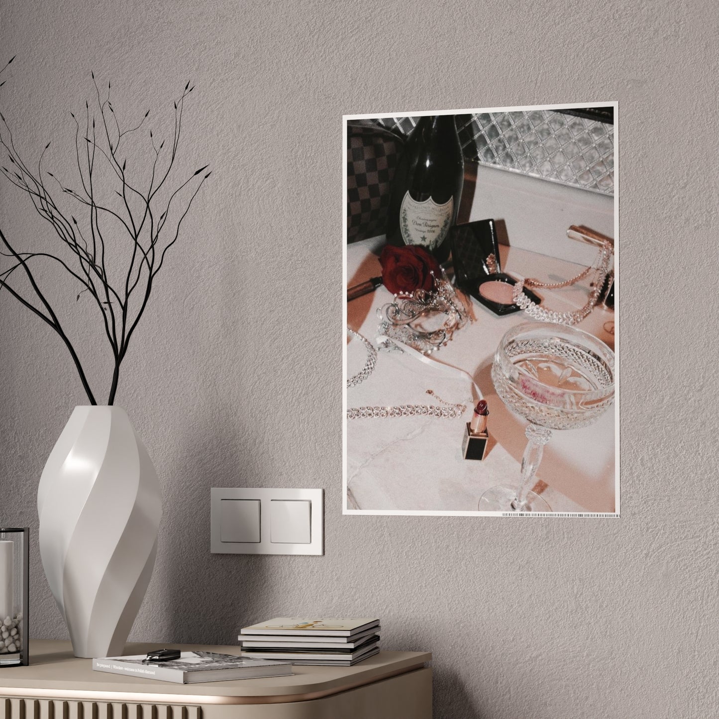 Just A Girl Vintage Style Gloss Posters