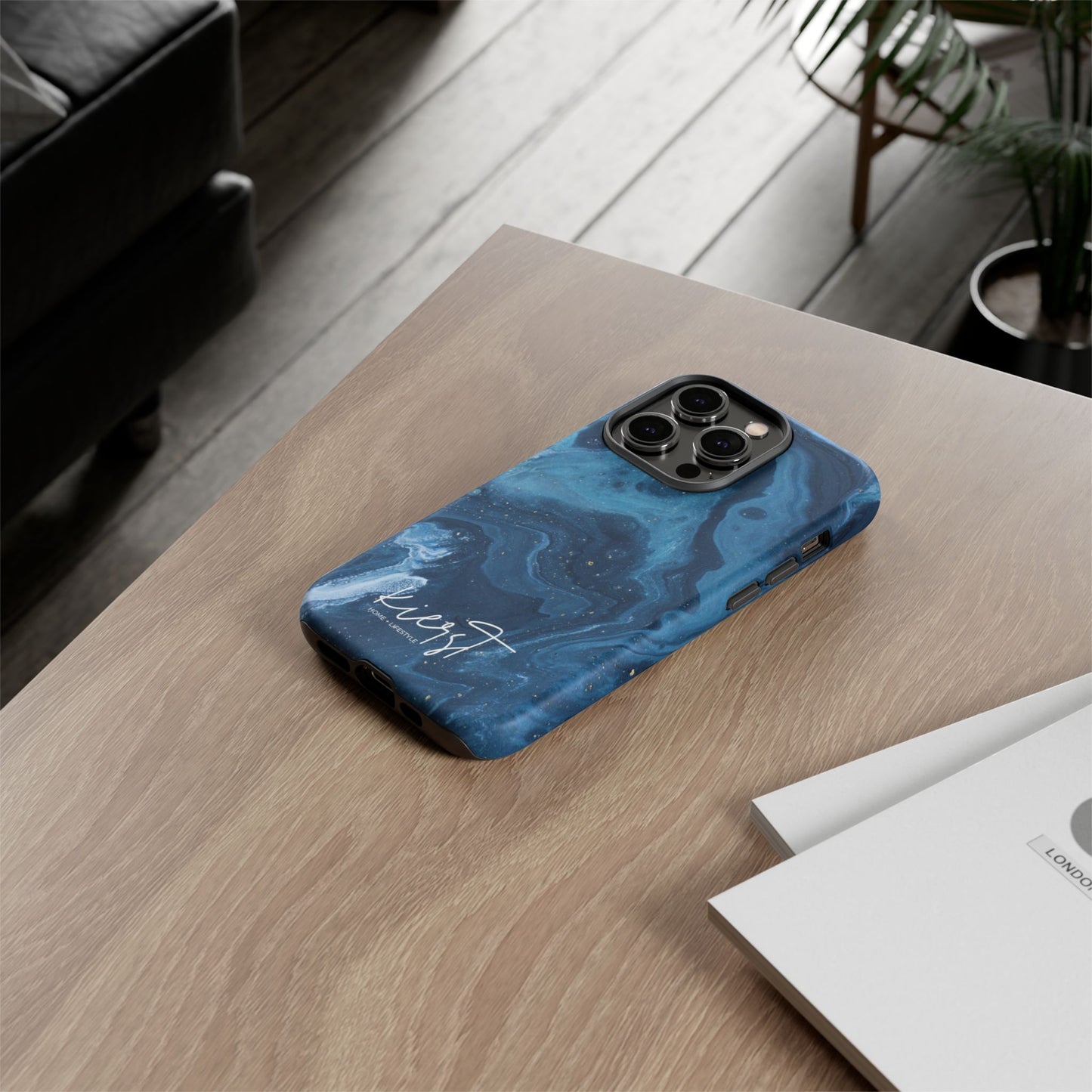 Blue Marble iPhone Case | Bold, Rich, & Unapologetically Refined
