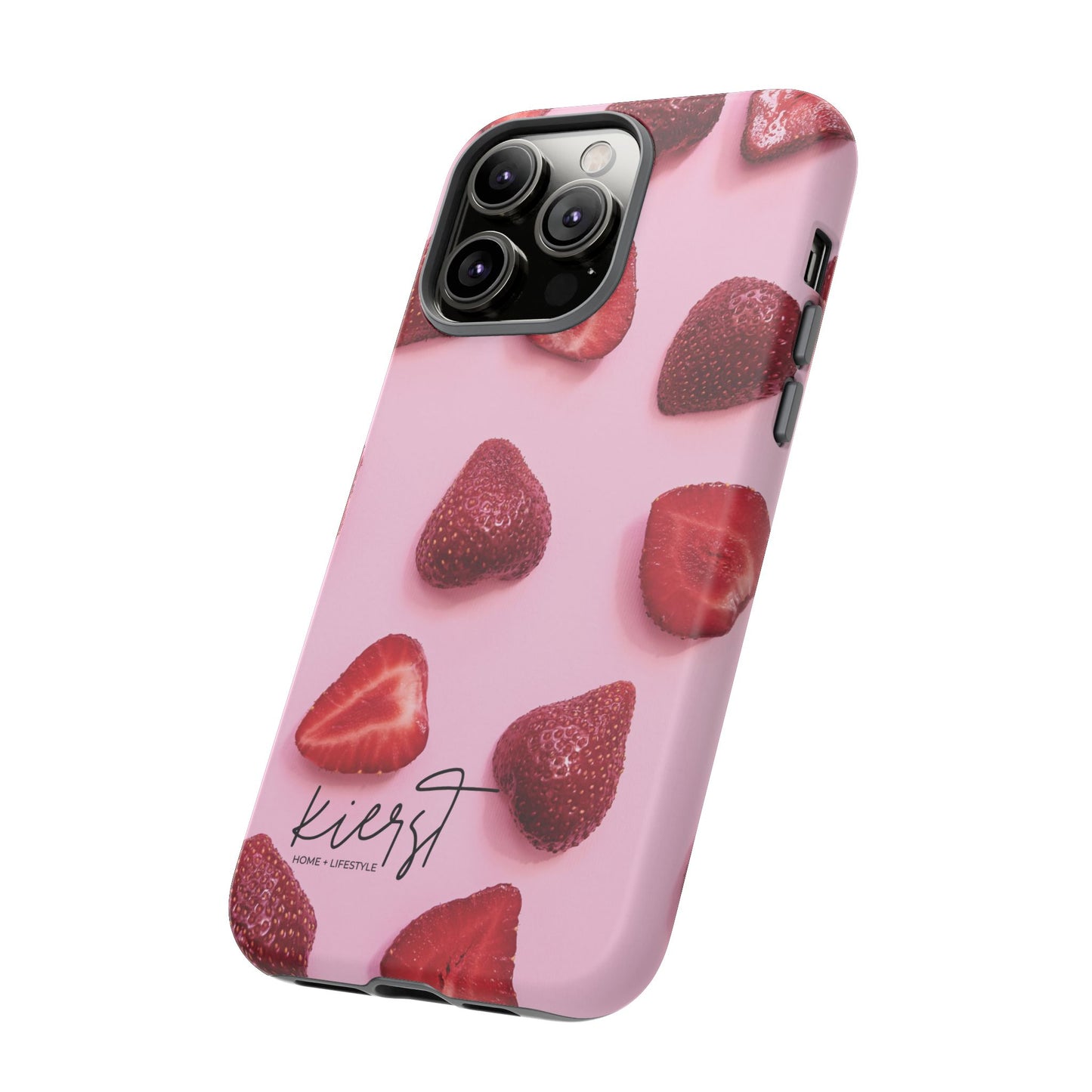 Strawberries iPhone Case | A Sweet Statement Rooted in Soft Luxury