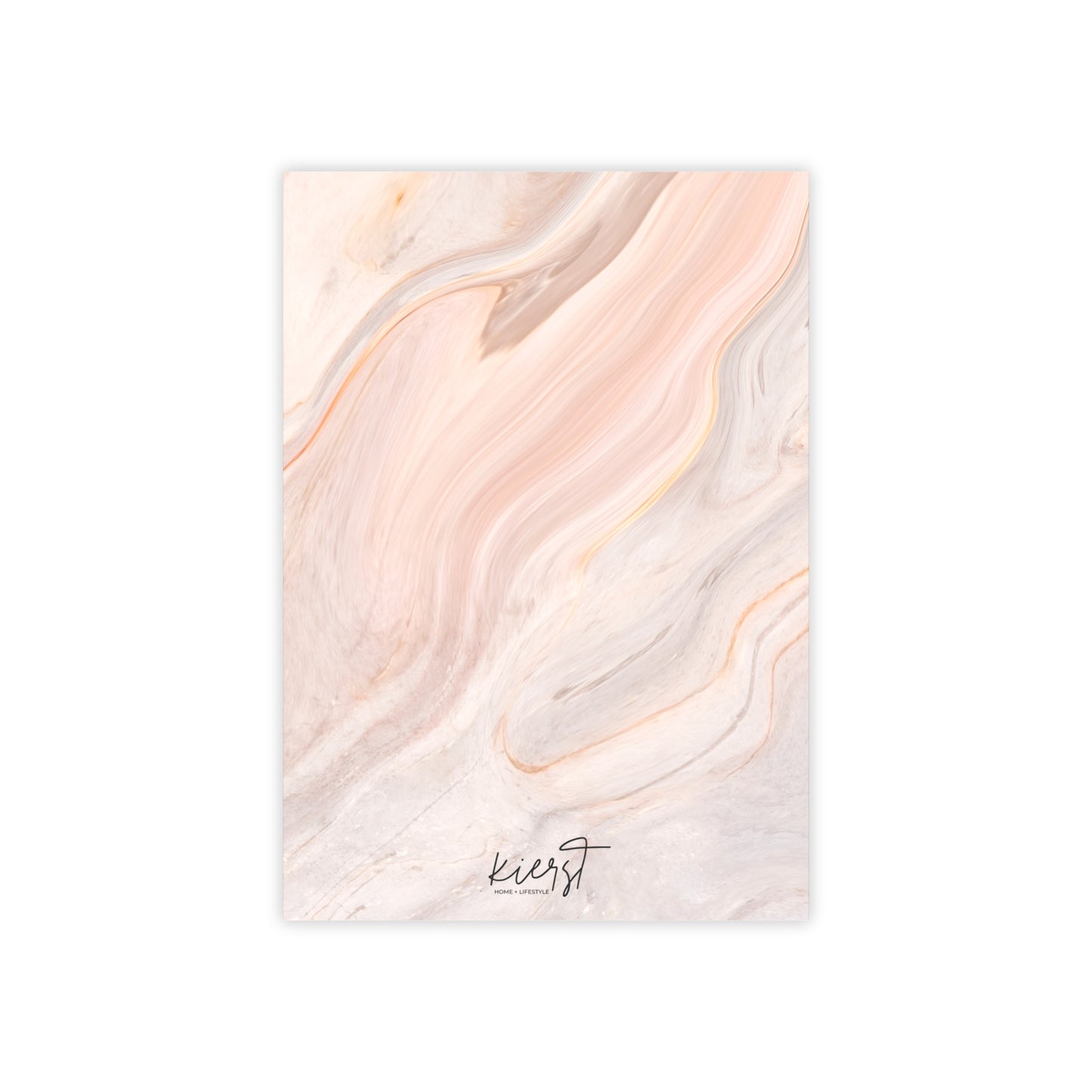 Blush Swirl Marble Post-it® Note Pad | Soft Pink Marble-Inspired Sticky Notes for Chic Desks
