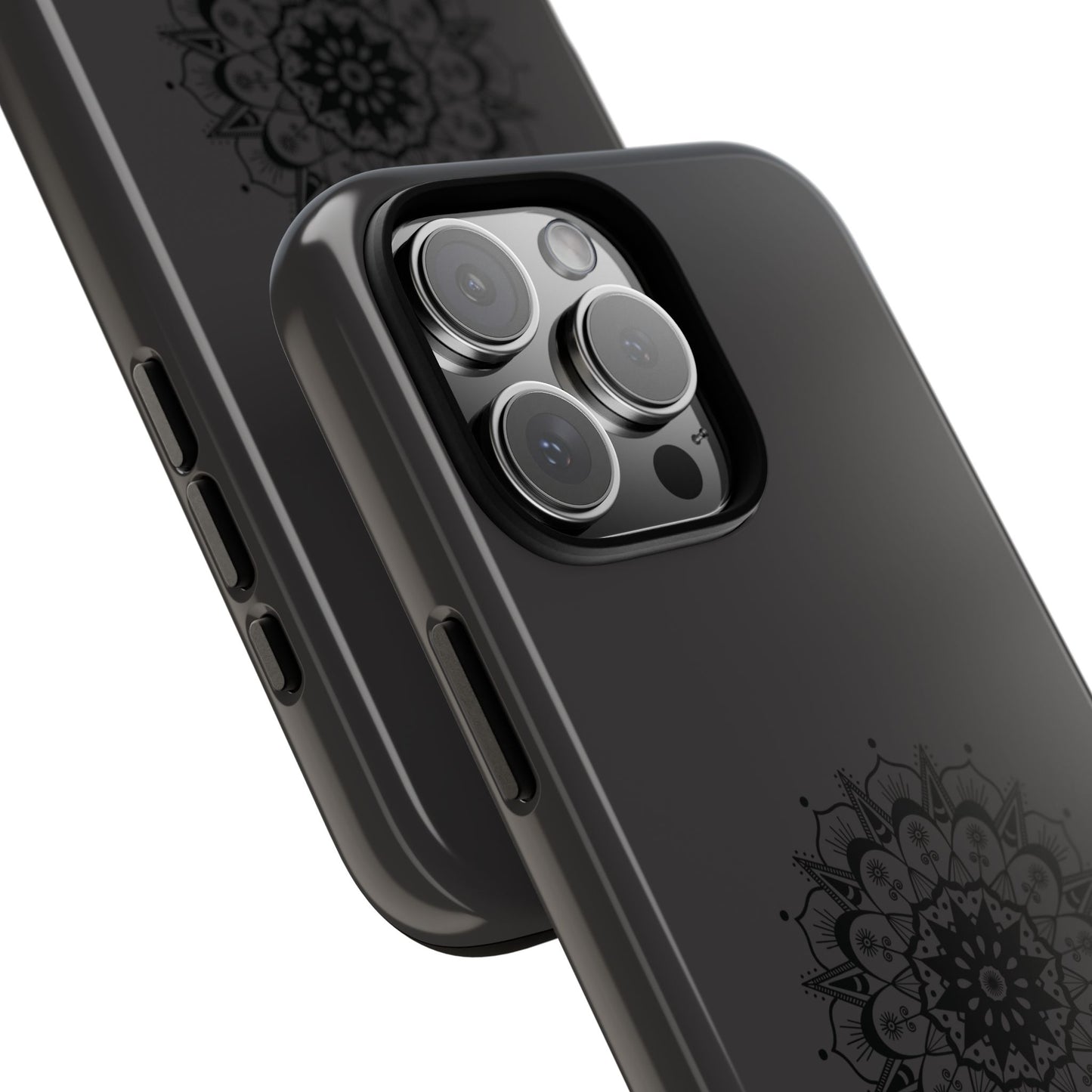 Black Mandala iPhone Case | Refined Calm in Every Curve
