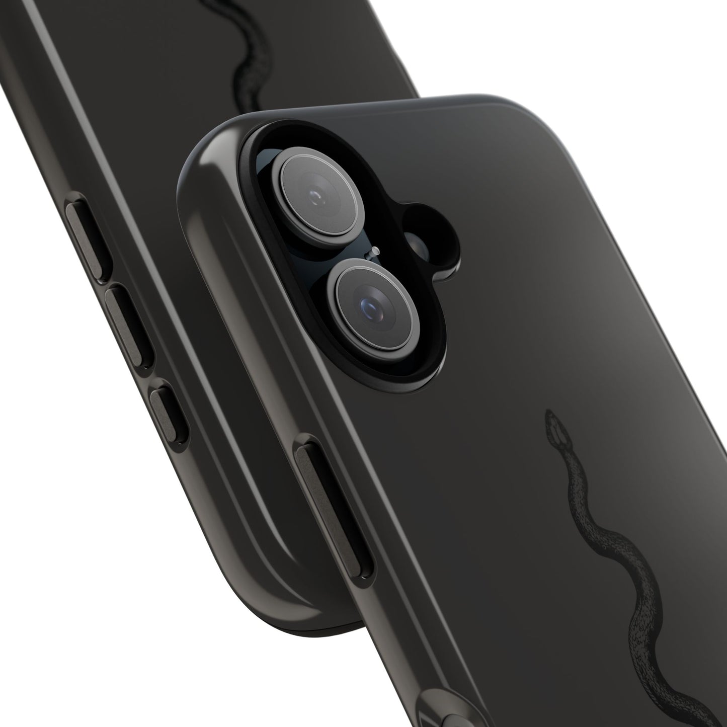 Long Black Snake iPhone Case | Subtle Edge, Quiet Power