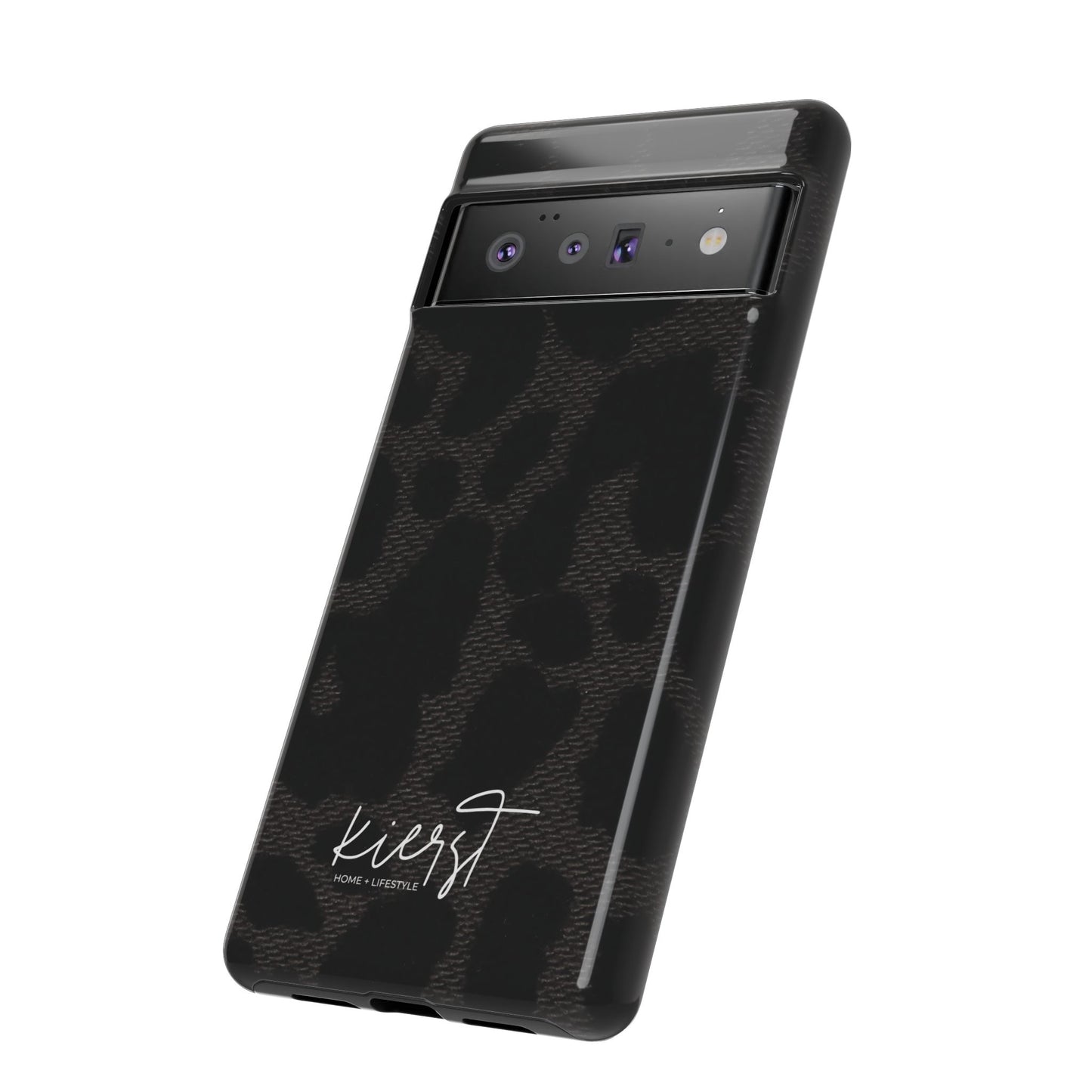 Black Leopard Google Pixel Phone Case | Striking Neutral, Wild Edge