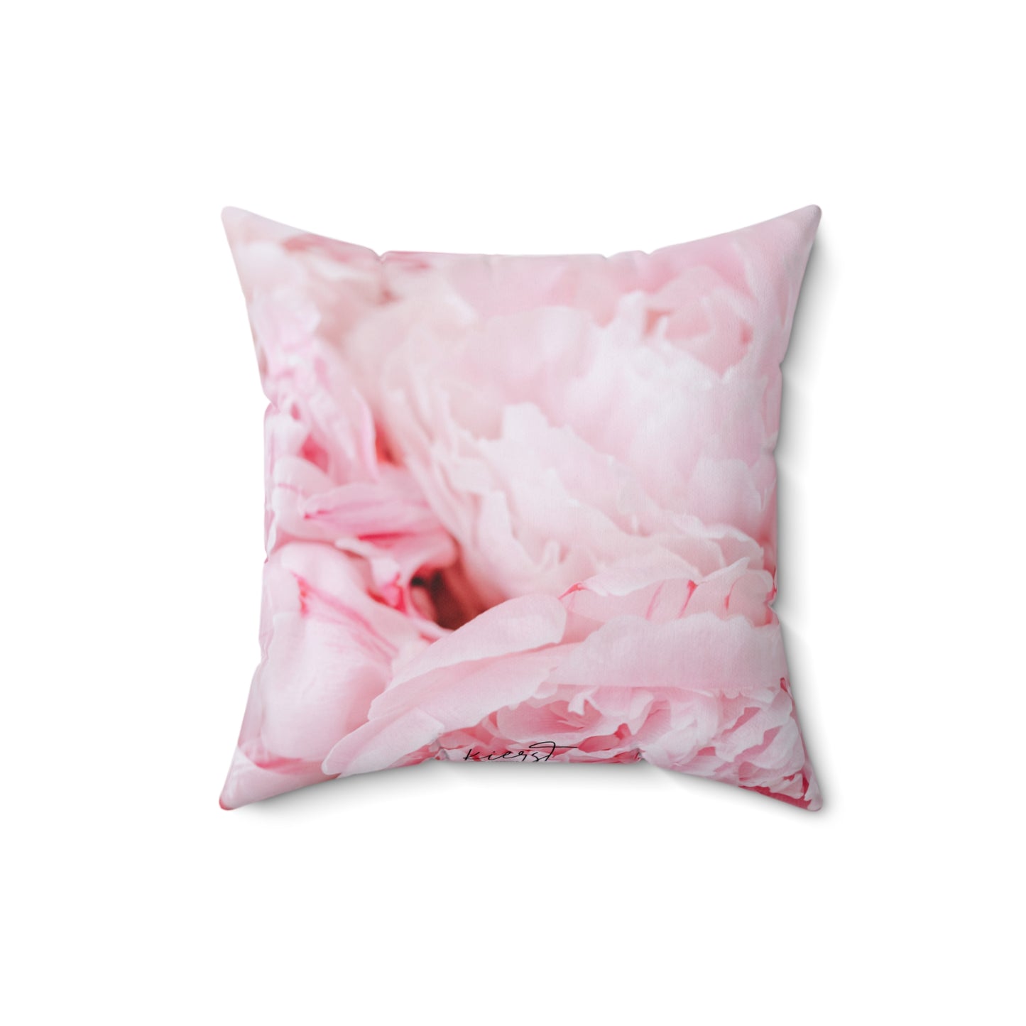 Pink Peony Pillow โ Soft Bloom Print