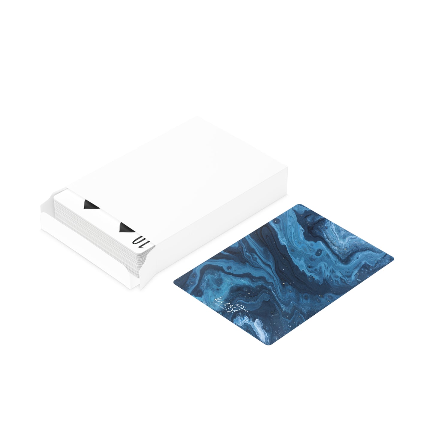 Blue Marble Poker Playing Cards ā Luxe 54 Card Deck