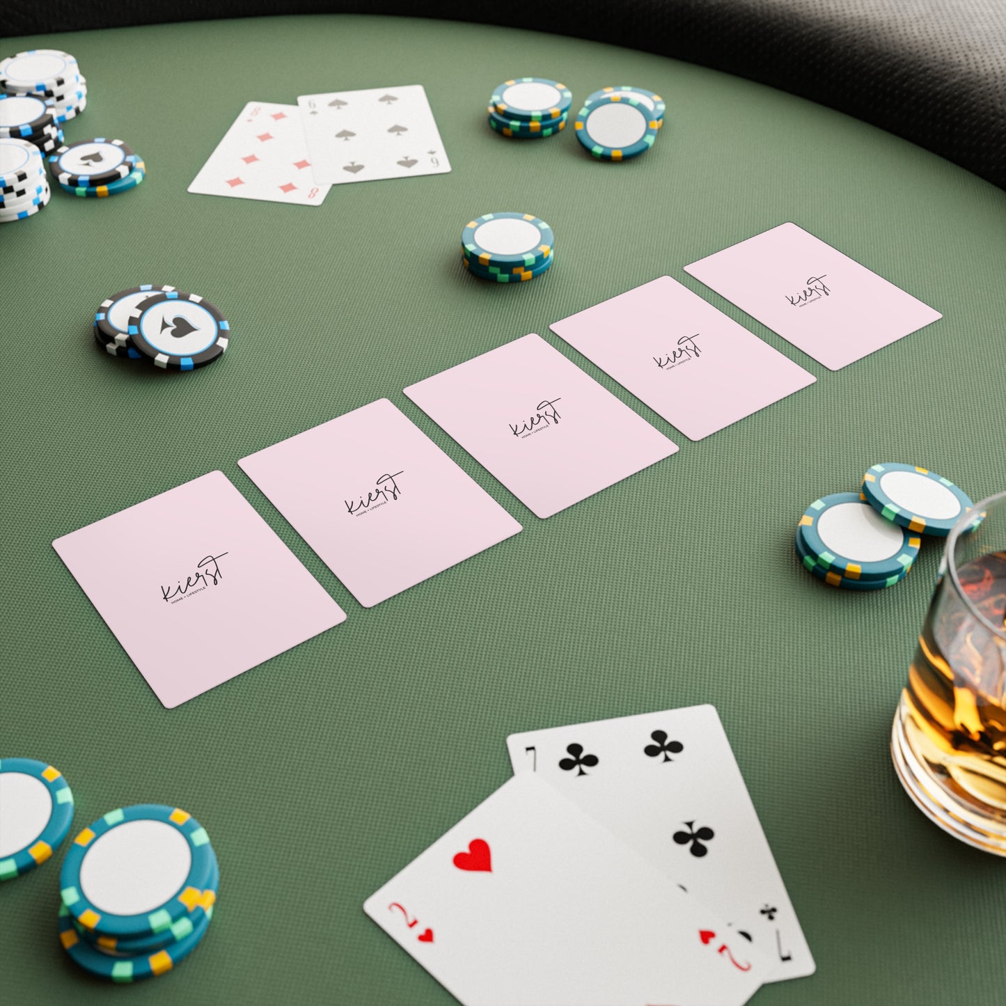 Signature Pink Poker Playing Cards – kierst Home + Lifestyle Deck