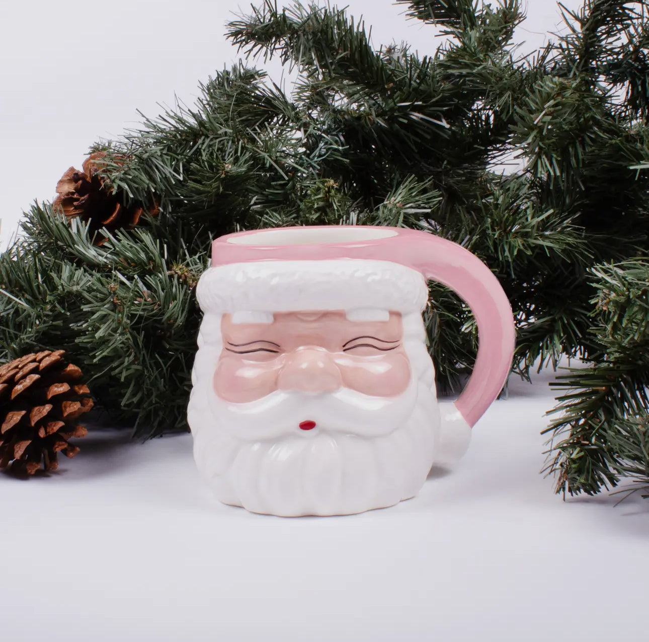 Pink Santa Mug