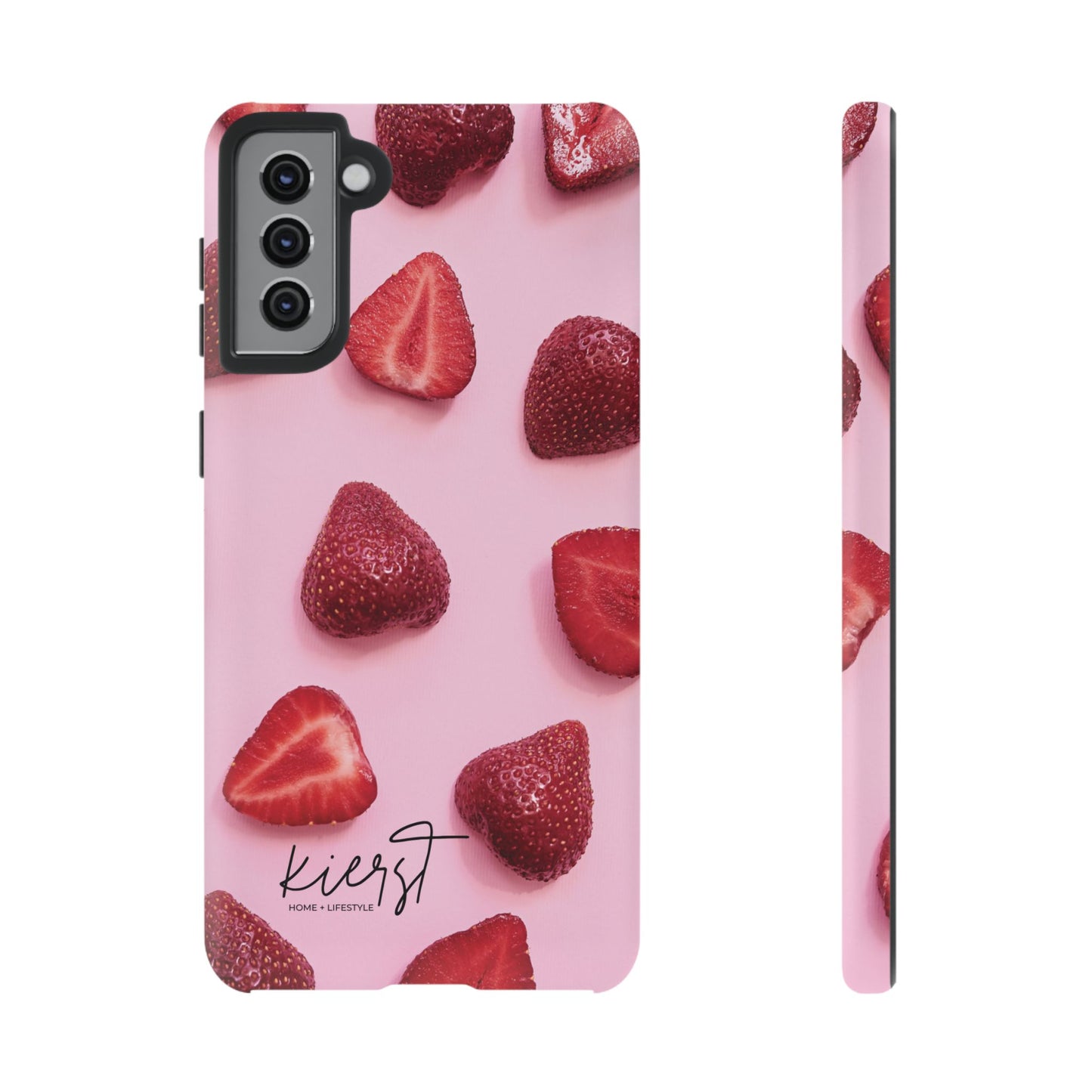 Strawberries Samsung Galaxy Phone Case | A Juicy Pop of Playfulness Meets Polished Design