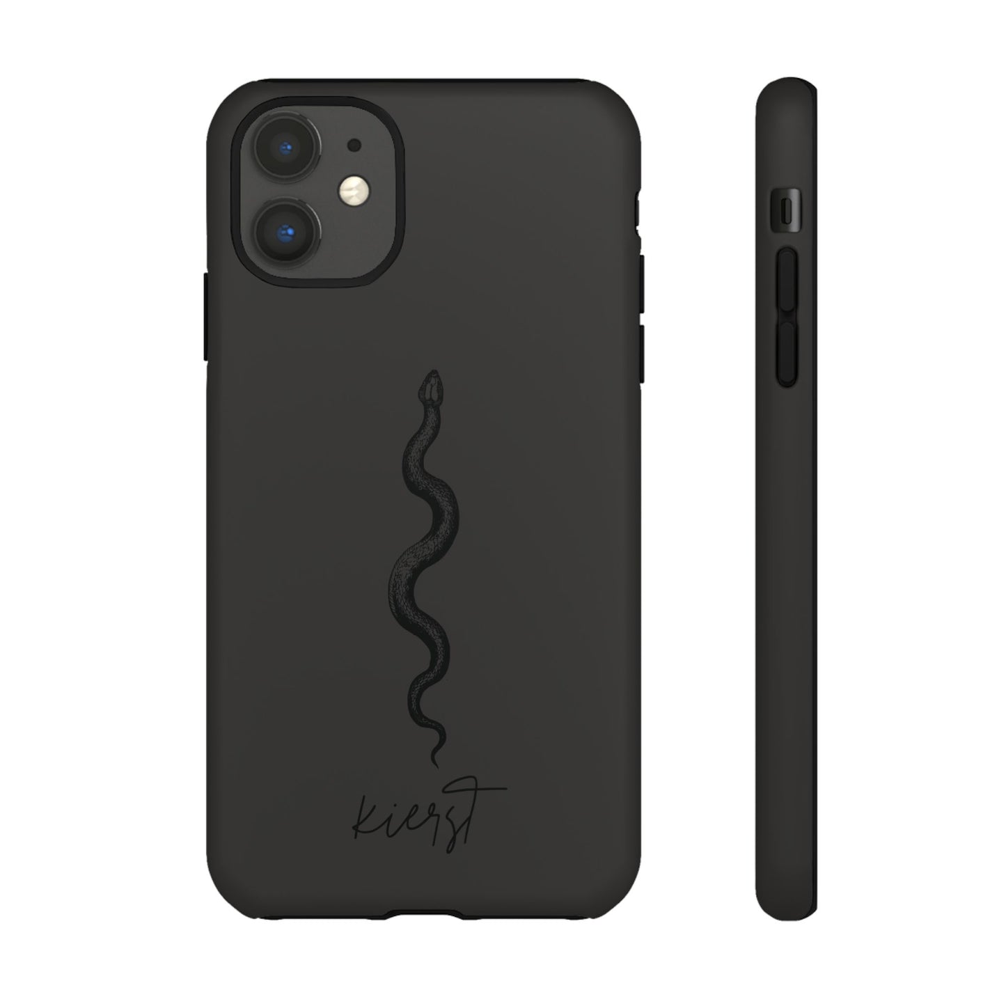 Long Black Snake iPhone Case | Subtle Edge, Quiet Power