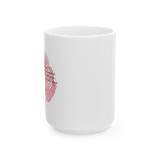 Love Is Patient Mug – Blush Watercolor Rose