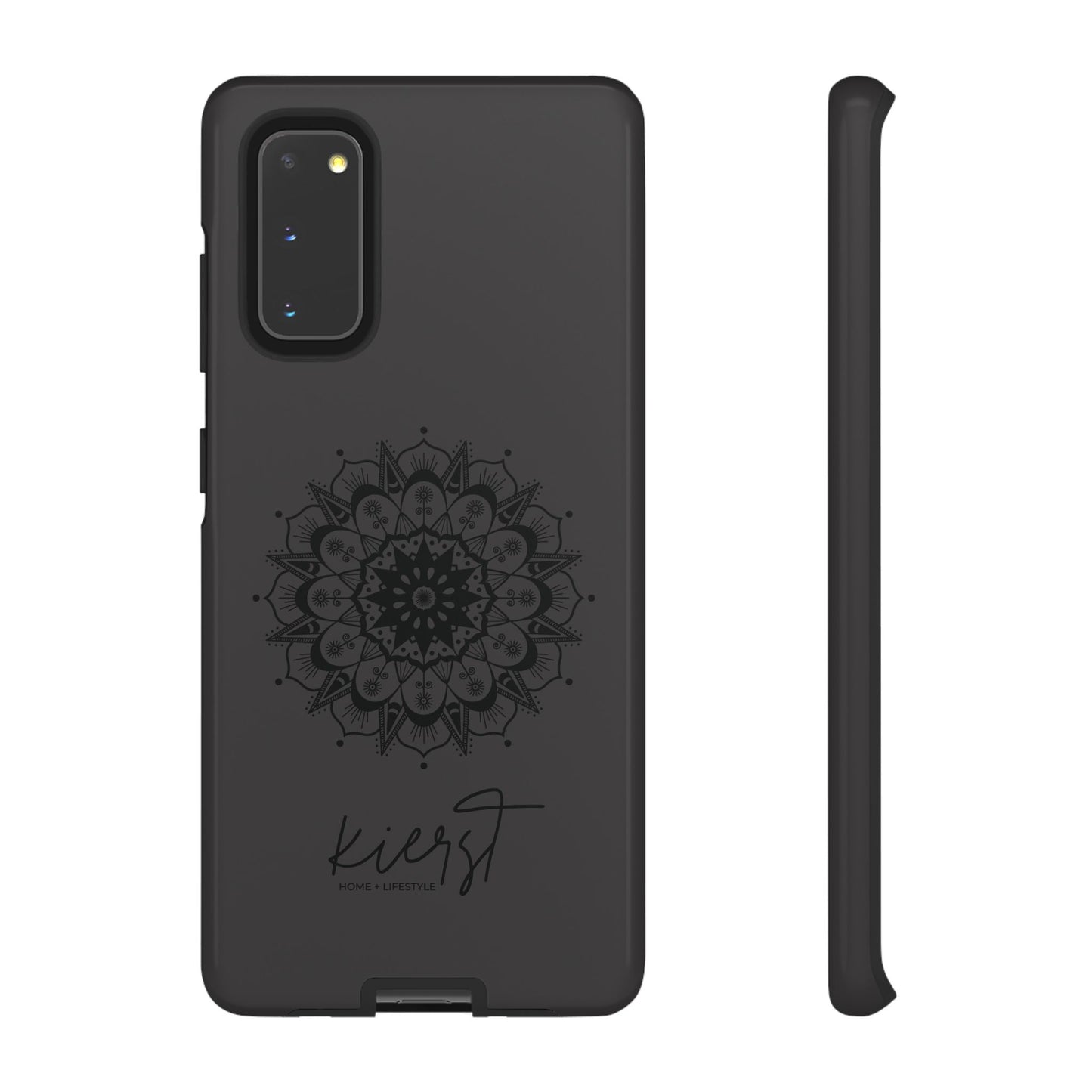 Black Mandala Samsung Galaxy Phone Case | Elevated Symmetry, Timeless Energy