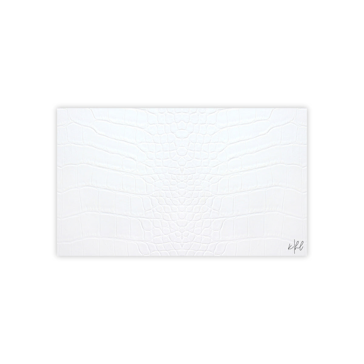 White Alligator Post-it® Note Pad