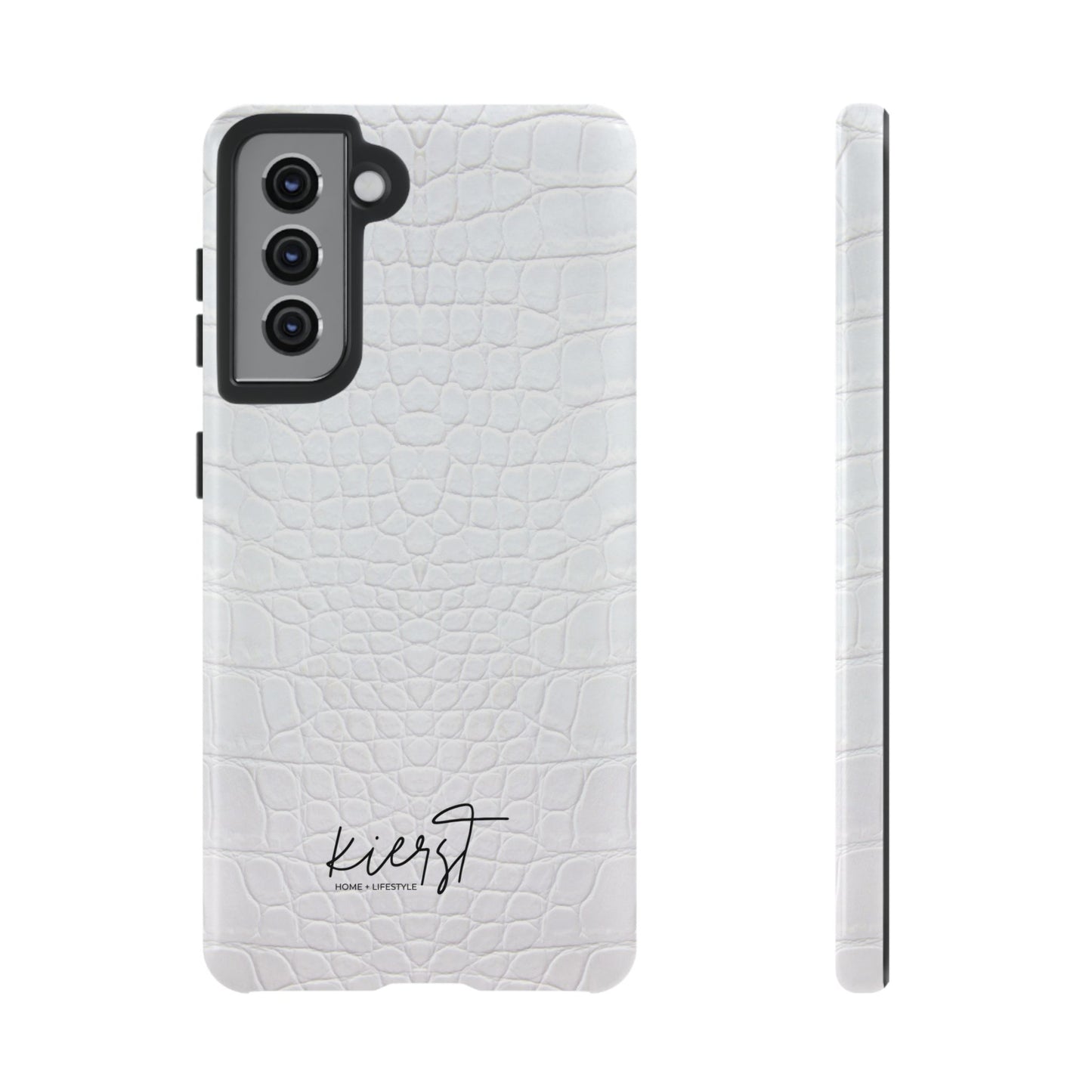 White Alligator Samsung Galaxy Case | Classic Texture Meets Modern Edge