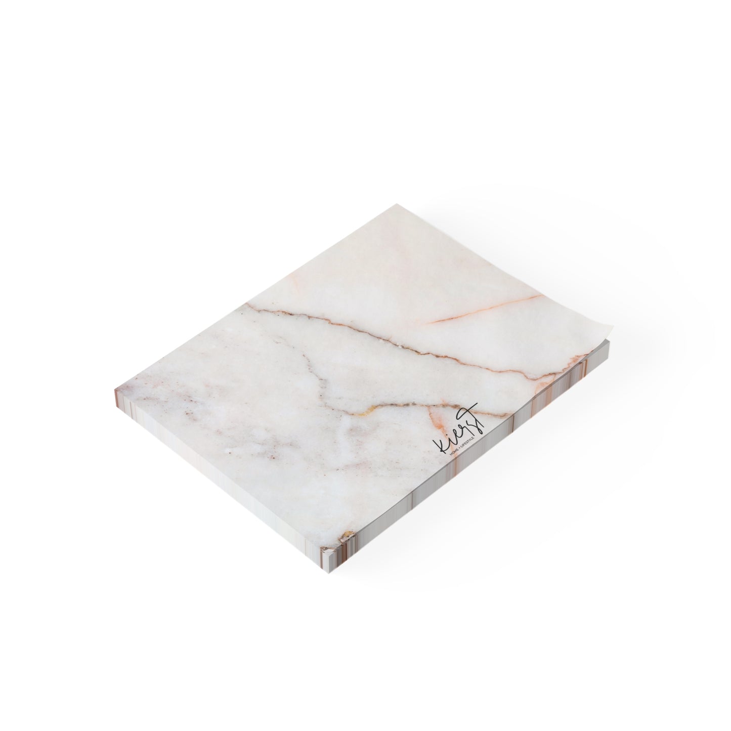Warm White Marble Post-it® Note Pad | Elegant Stone-Inspired Sticky Notes for Office & Home