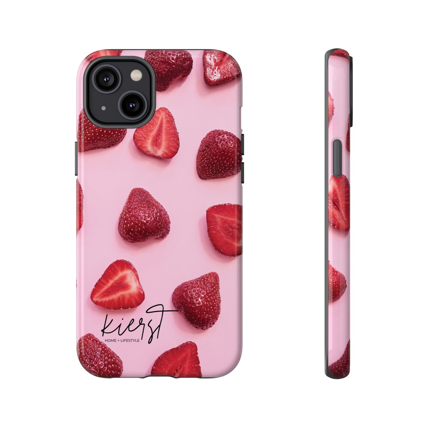Strawberries iPhone Case | A Sweet Statement Rooted in Soft Luxury