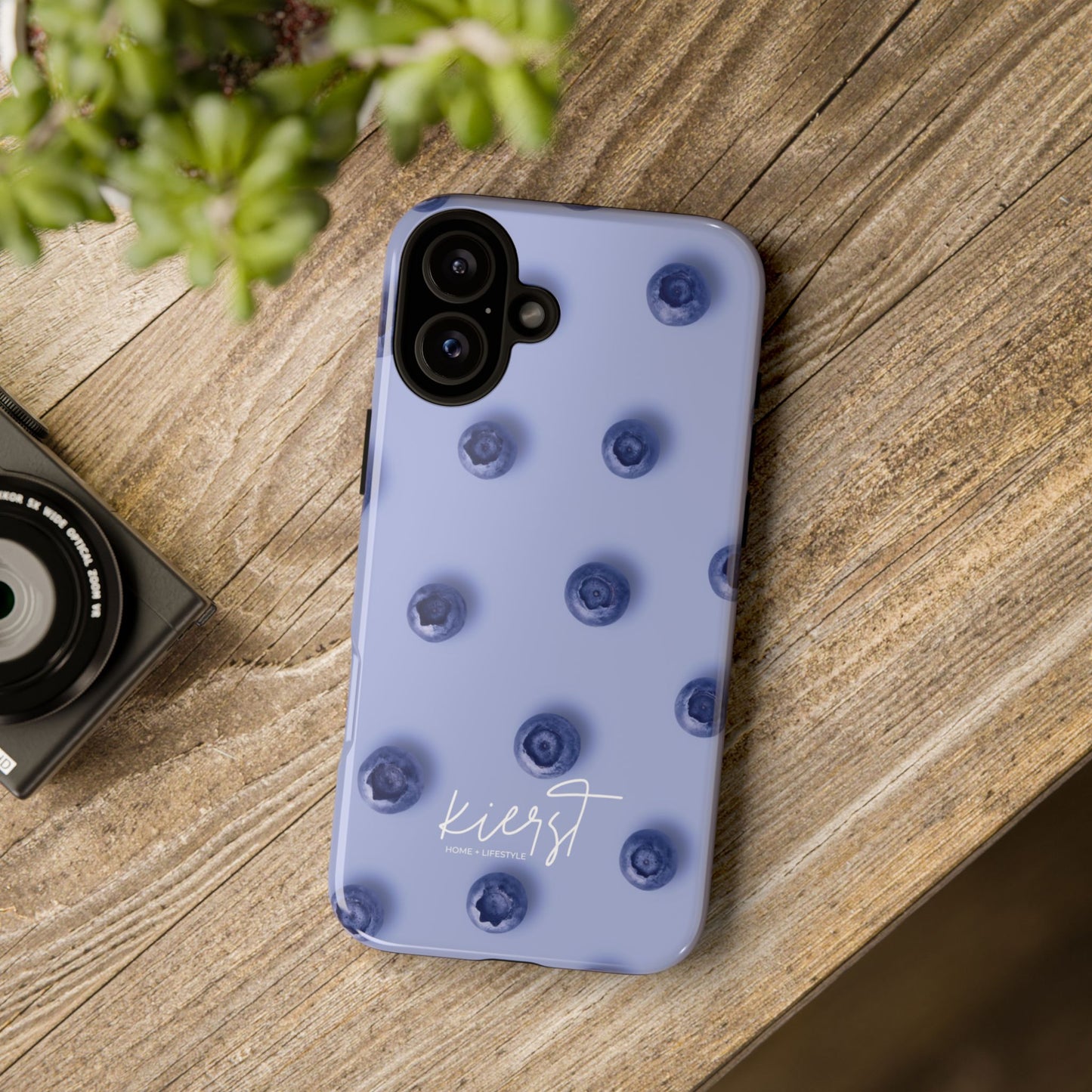 Blueberries iPhone Case | A refined play on fruit-forward charm
